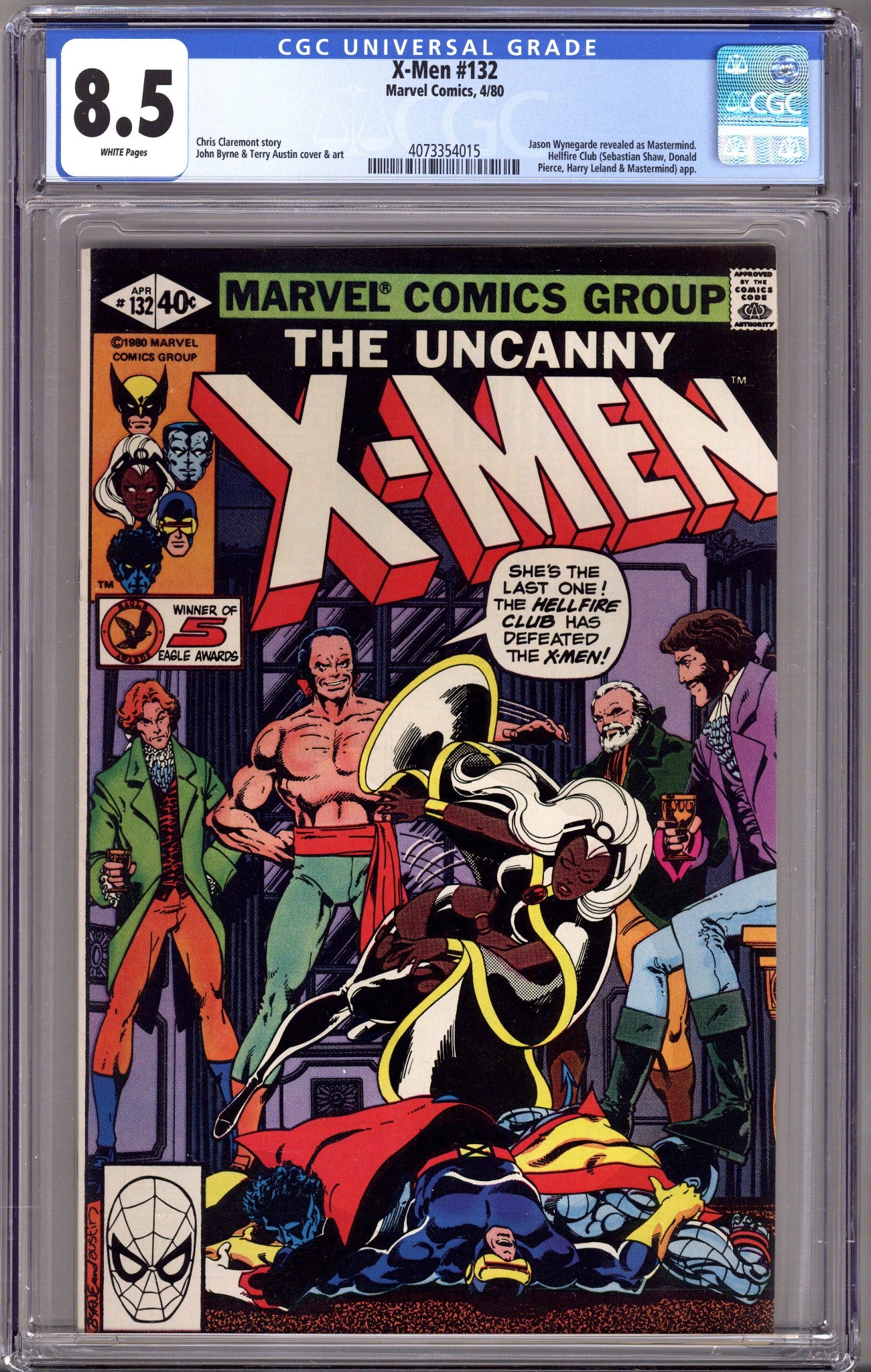 The X-Men Vol 1 132 CGC 8.5 (VF+) (1980) 