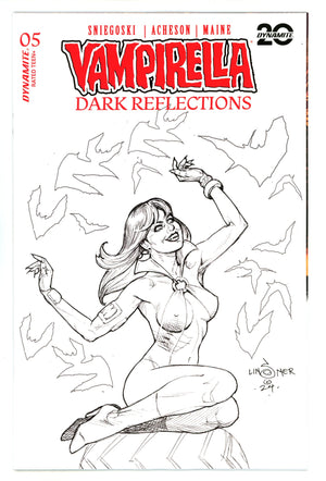 Vampirella Dark Reflections 5 Linsner B&W Incentive Variant (2024)