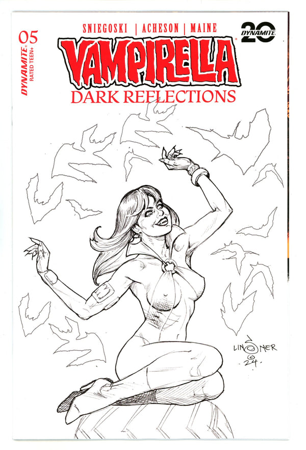 Vampirella Dark Reflections 5 Linsner B&W Incentive Variant (2024)