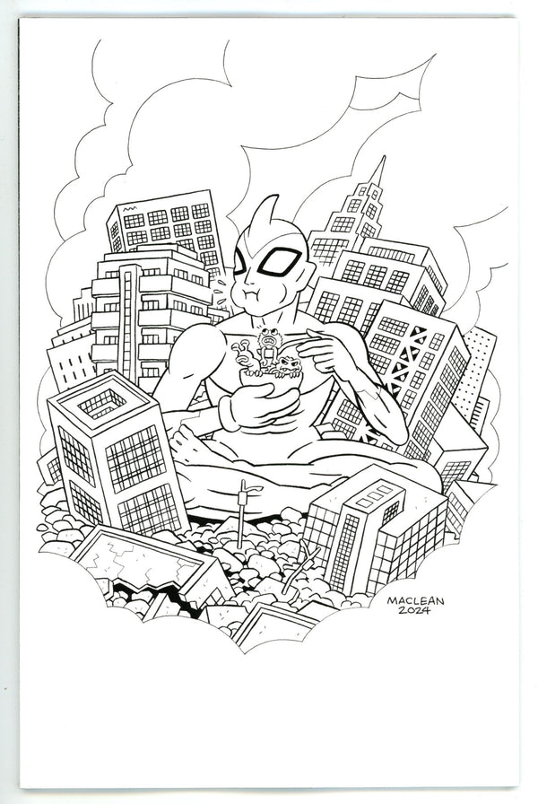 Ultramega By James Harren 9 Maclean B&W Virgin Incentive Variant NM- (2025)