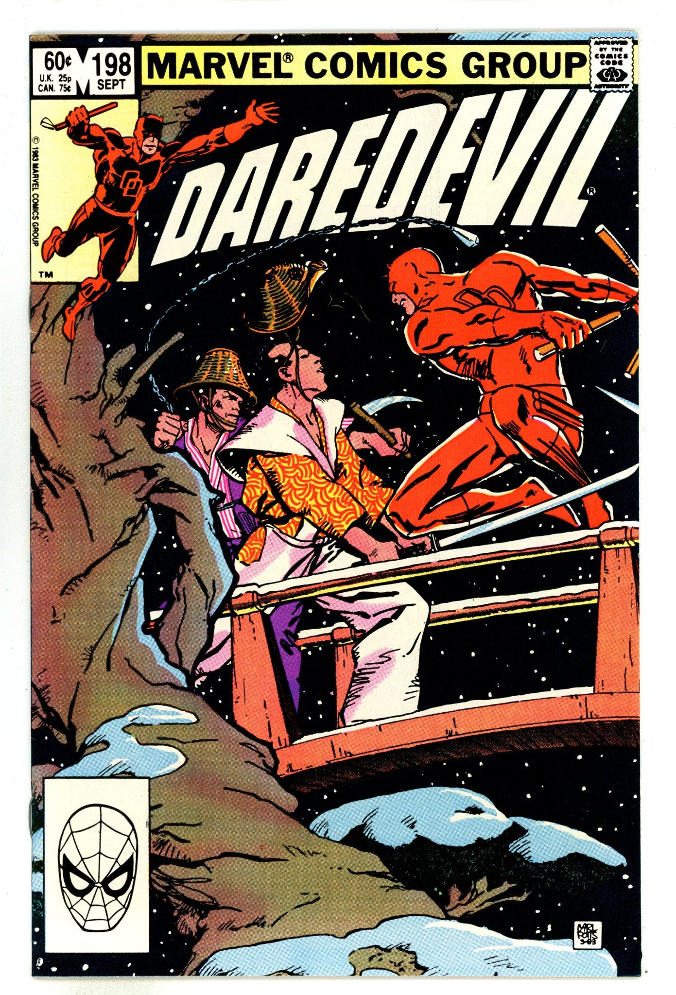 Daredevil Vol 1 198 Mid Grade (1983) 