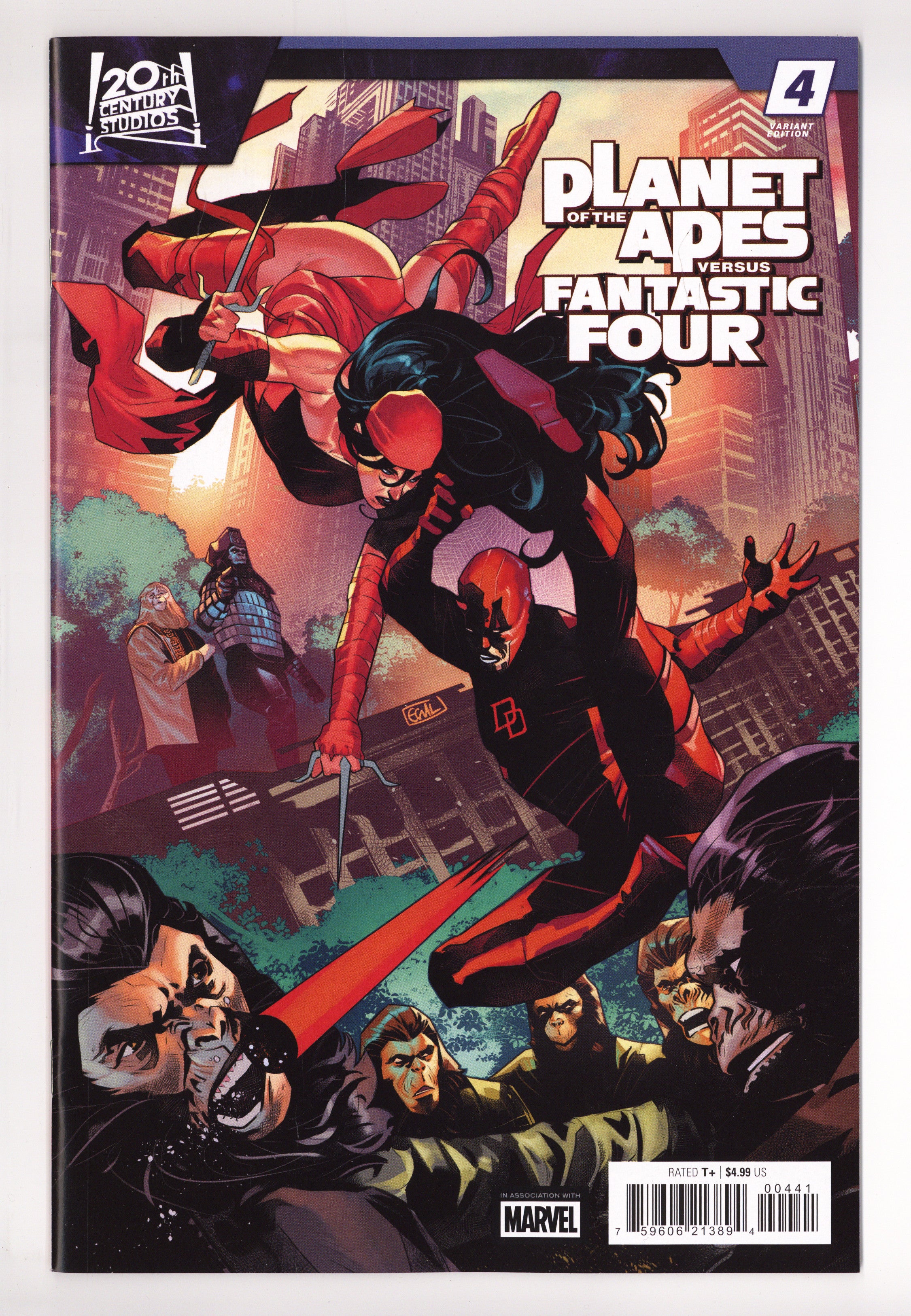 Planet Of The Apes Vs. Fantastic Four 4 Galmon Variant (2026)