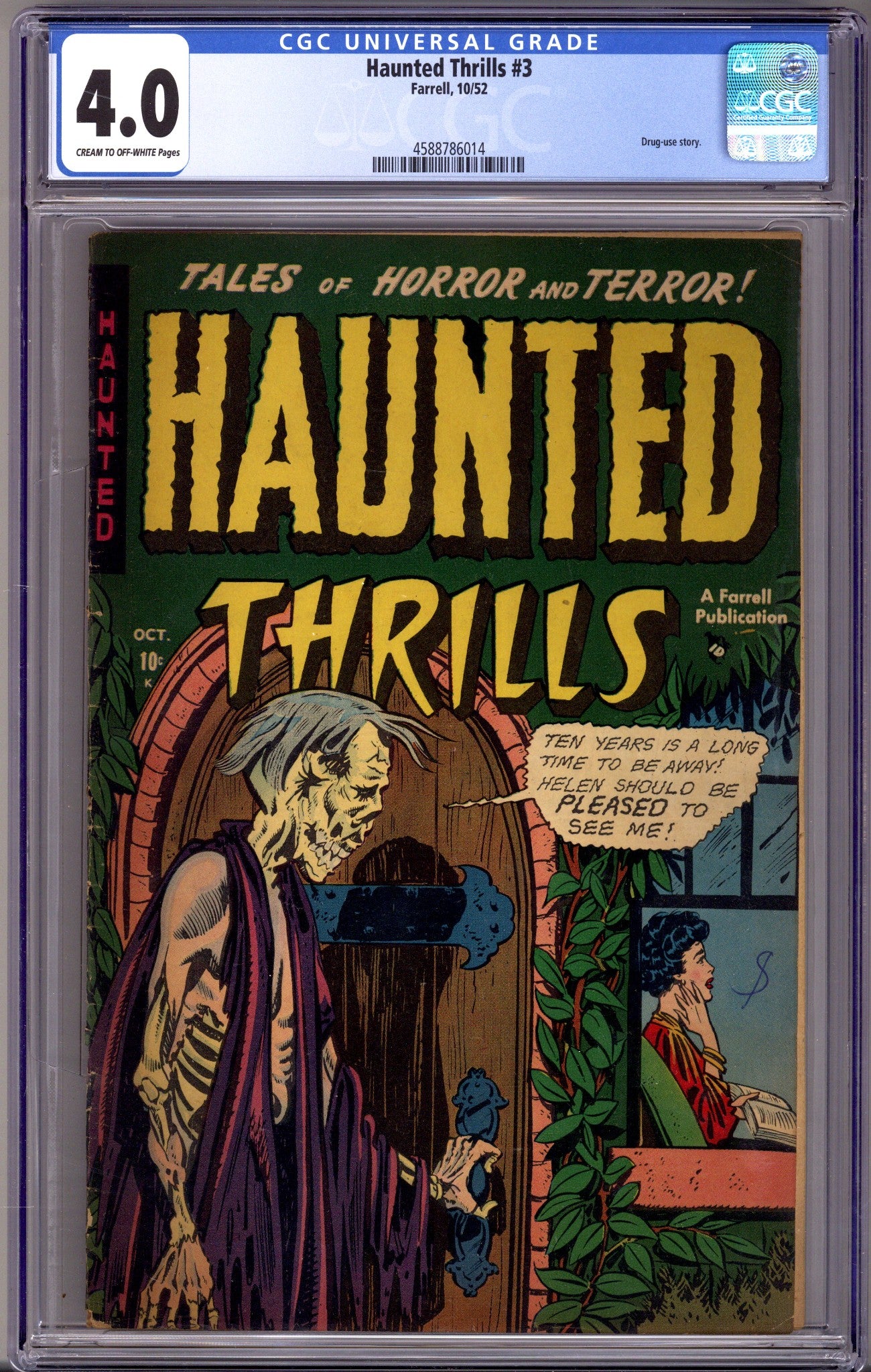 Haunted Thrills 3 CGC 4.0 (VG) (1952)