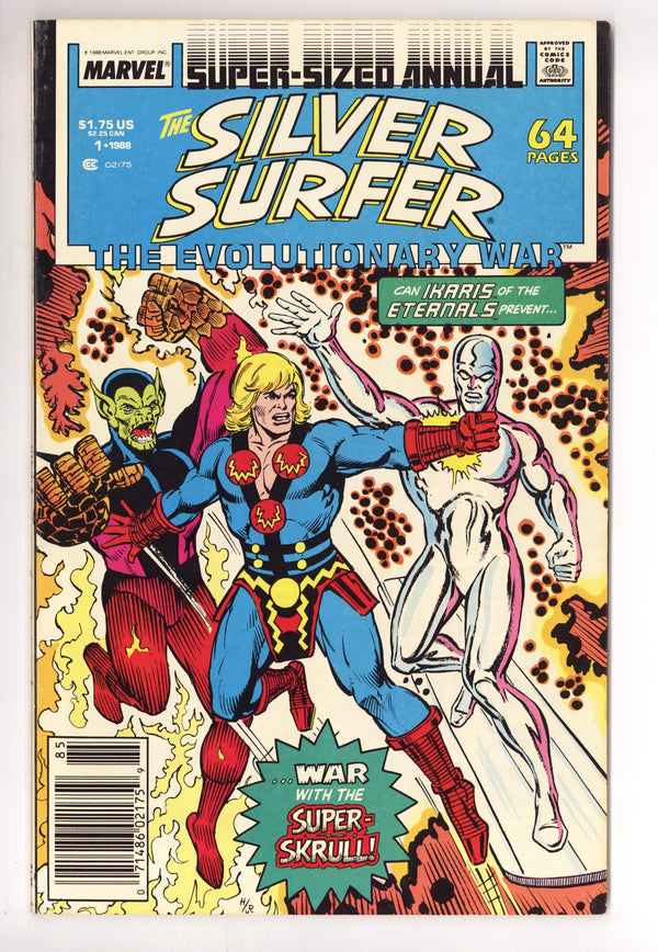 Silver Surfer Annual Vol 3 1 Mid Grade (1988) Newsstand