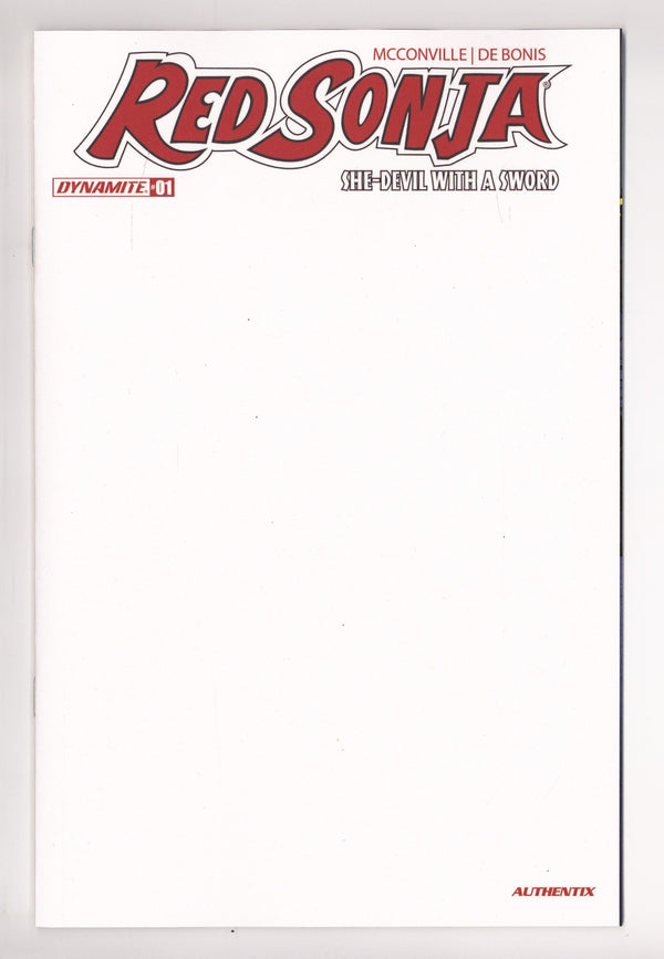 Red Sonja She Devil With A Sword 1 Blank Variant (2026)