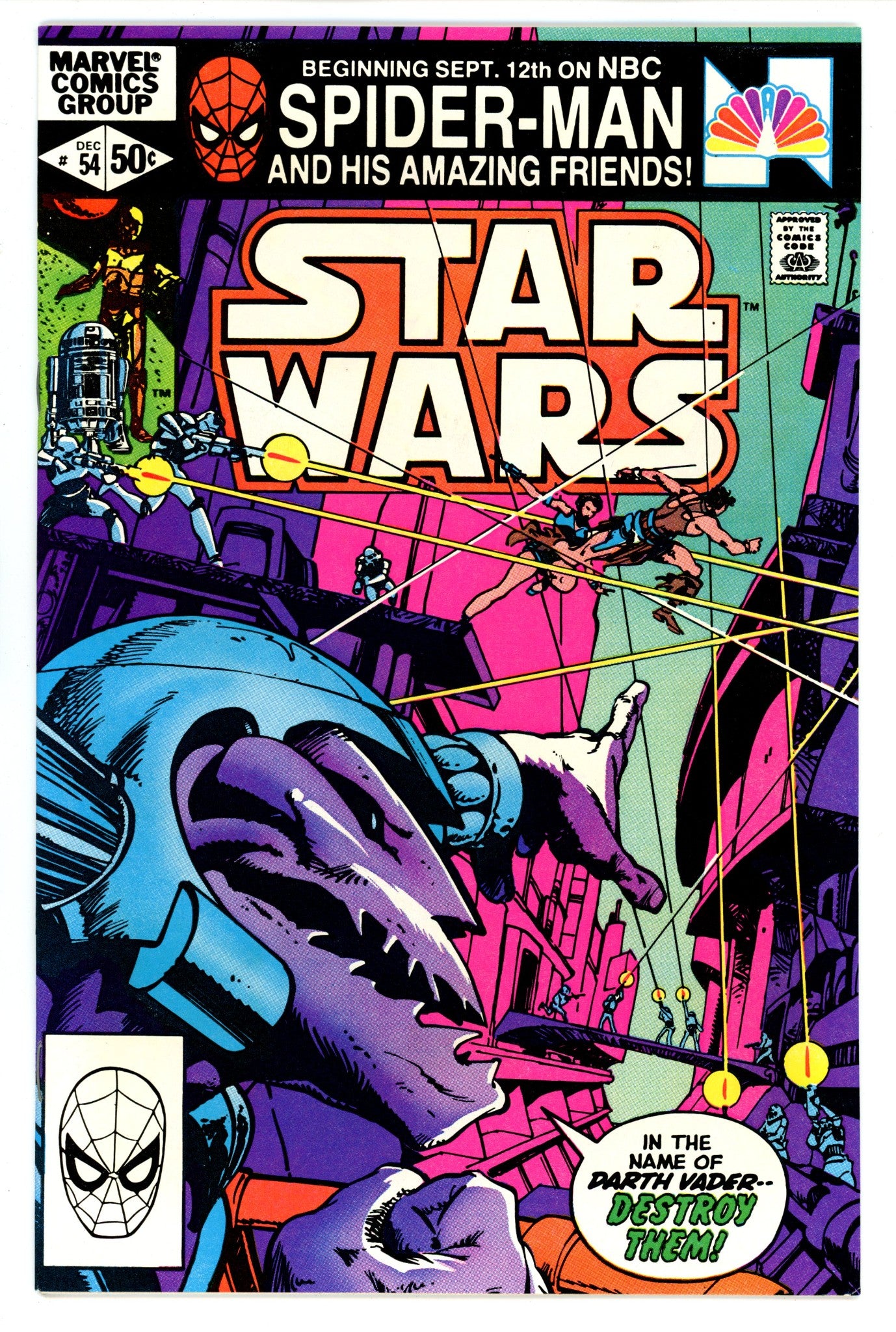 Star Wars Vol 1 54 NM- (9.2) (1981) 