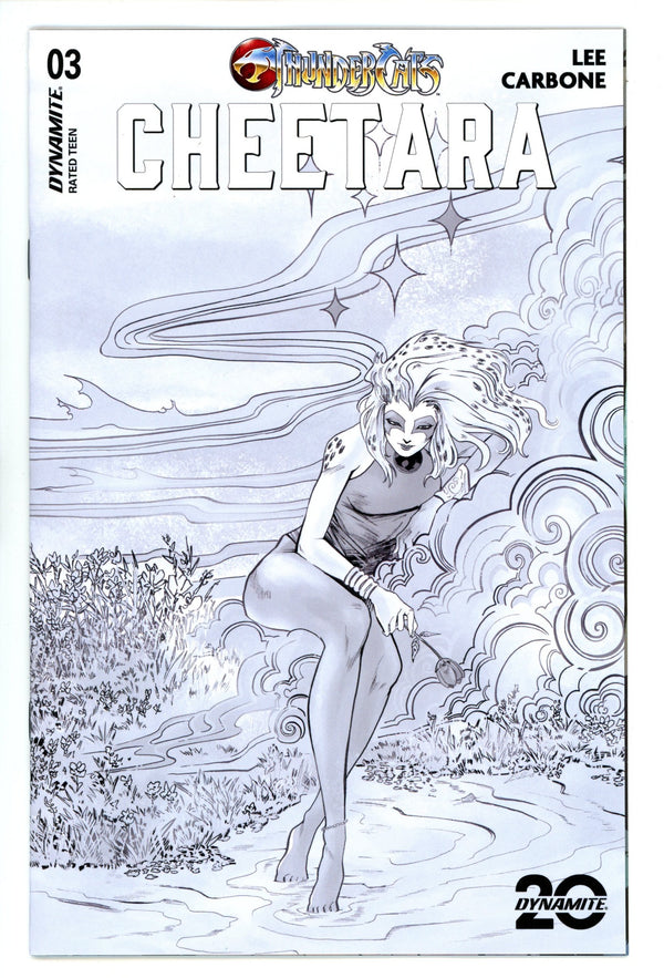 Thundercats Cheetara 3 Lee B&W Incentive Variant (2024)