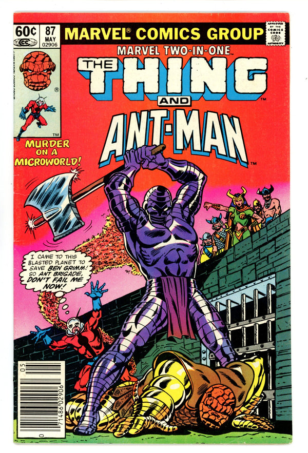 Marvel Two-in-One Vol 1 87 Mid Grade (1982) Newsstand