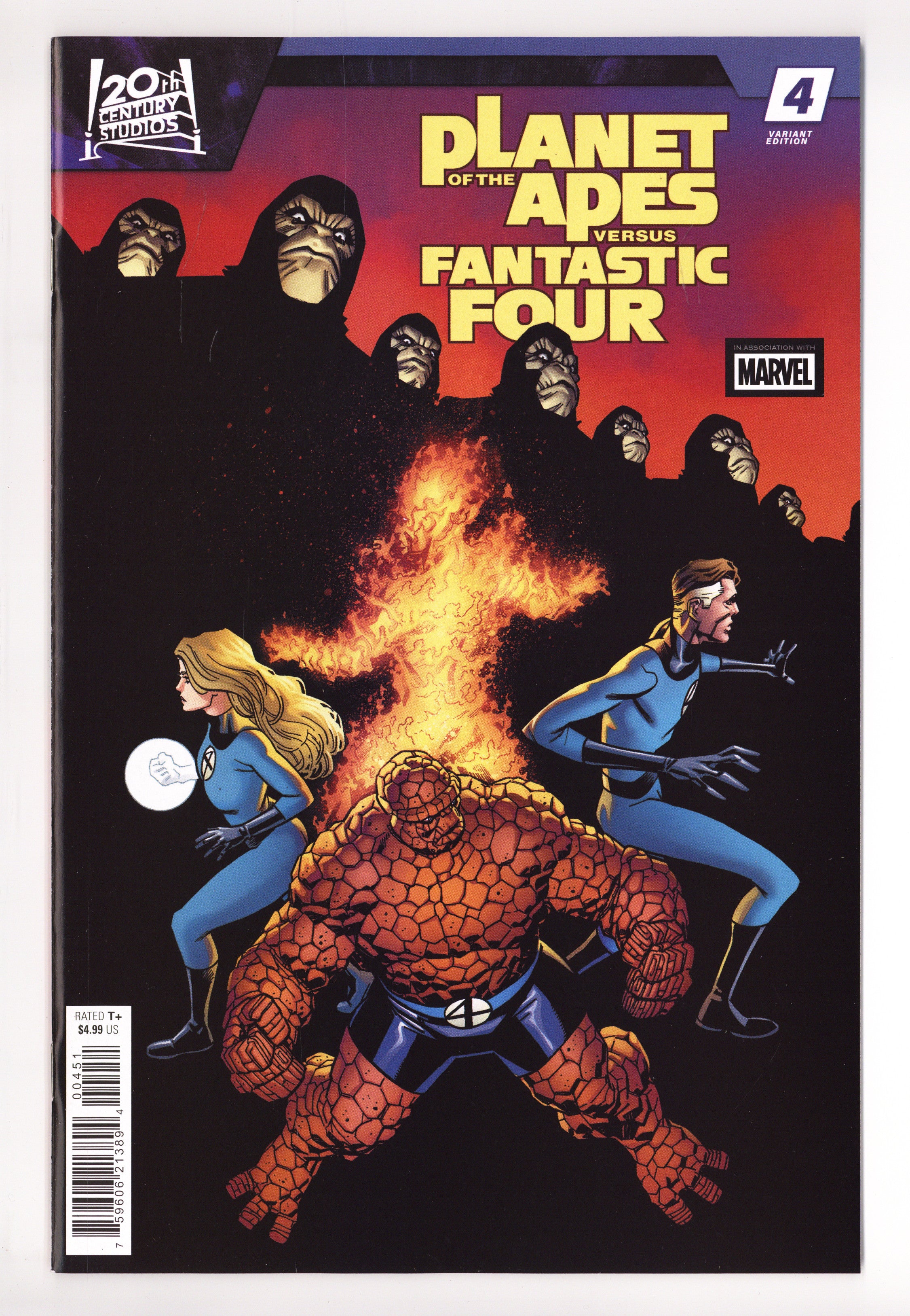 Planet Of The Apes Vs. Fantastic Four 4 Hawthorne Variant (2026)
