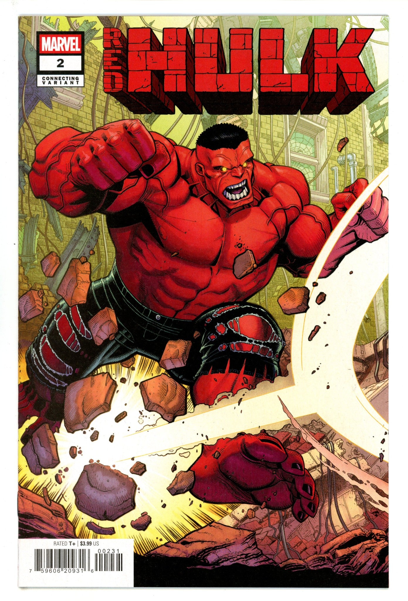 Red Hulk 2 Bradshaw Connecting Variant (2025)