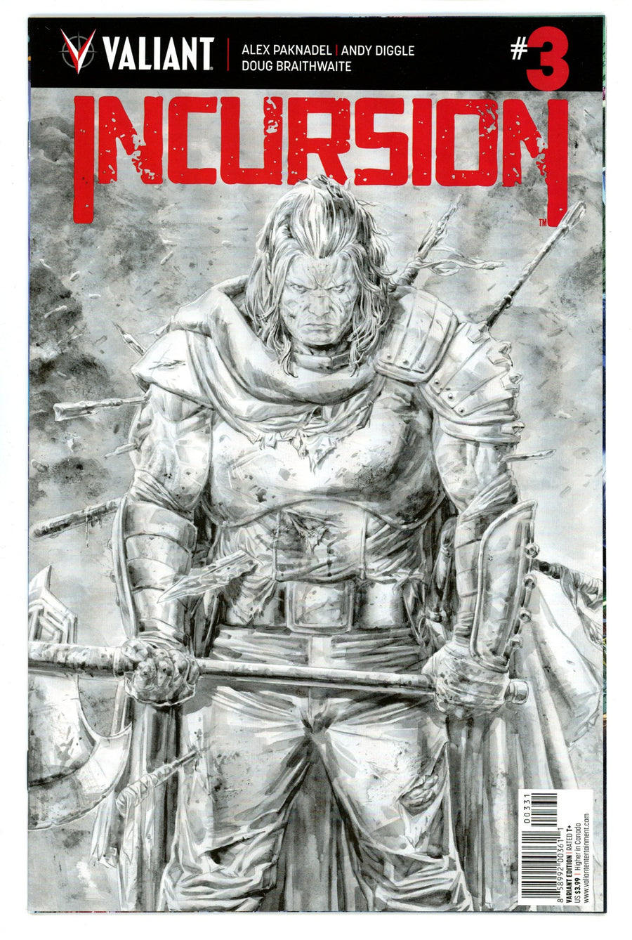 Incursion 3 High Grade (2019) Braithwaite B&W Variant 