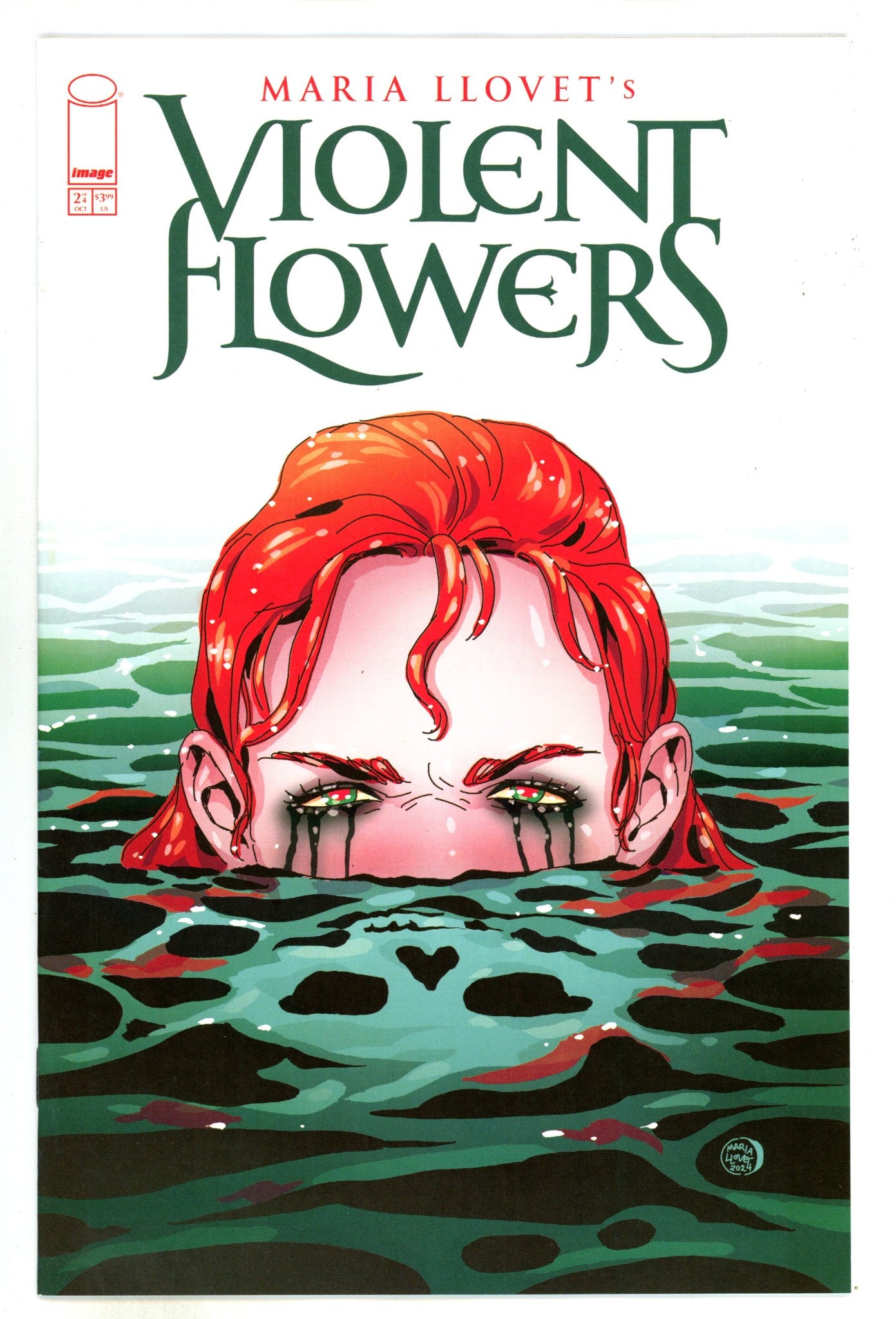 Violent Flowers  2 Llovet  Incentive Variant NM-  (2024)