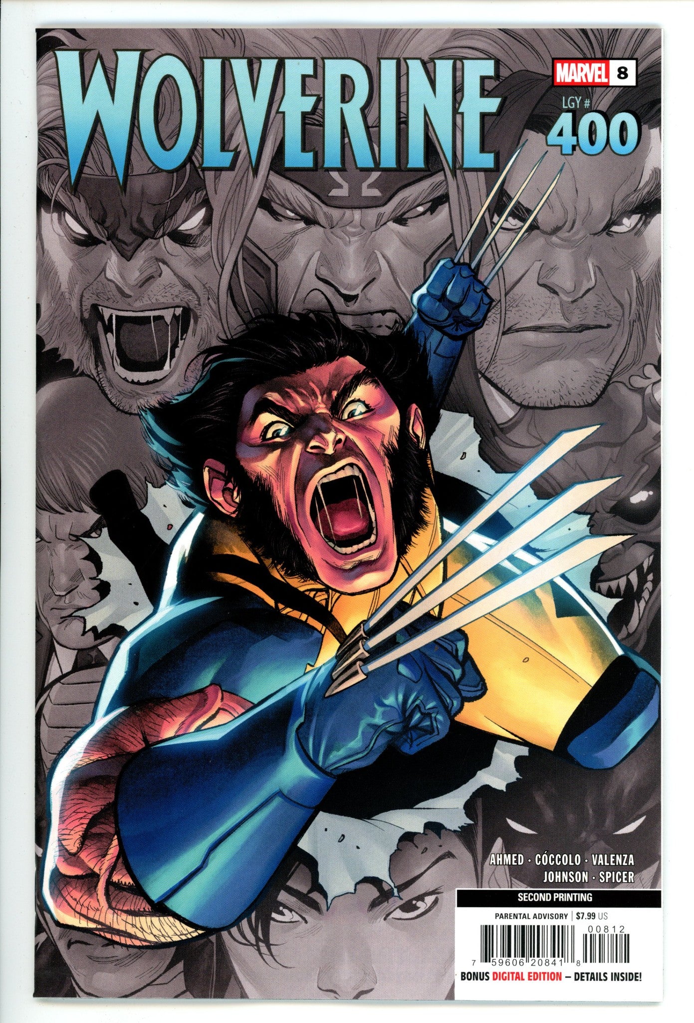 Wolverine 8 Cóccolo 2nd Print Variant (2025)