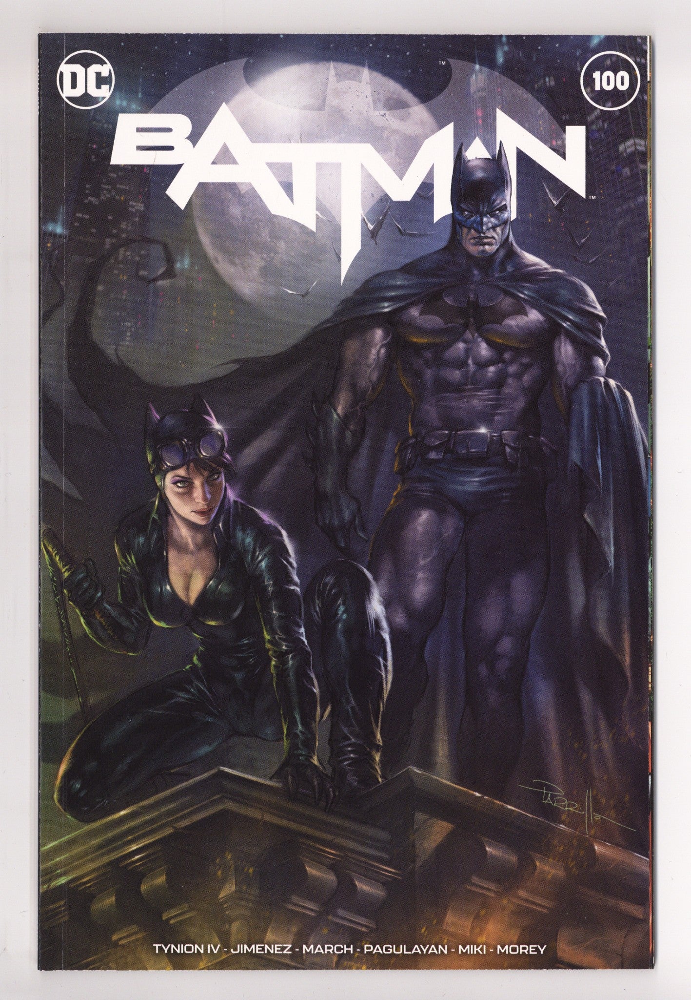 Batman Vol 3 100 NM- (9.2) (2020) Parrillo Exclusive Variant 