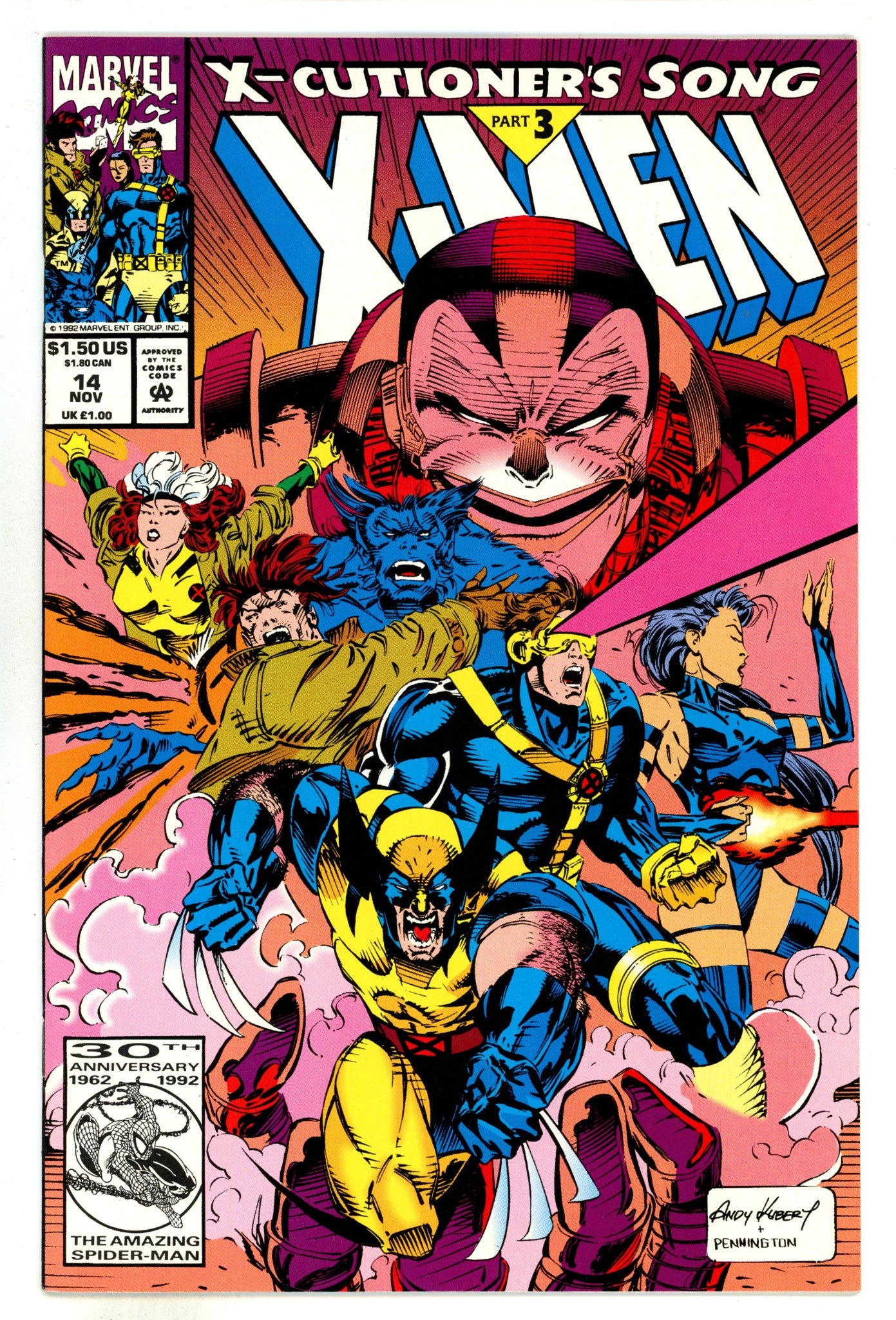 X-Men Vol 1 14 Mid Grade (1992) 