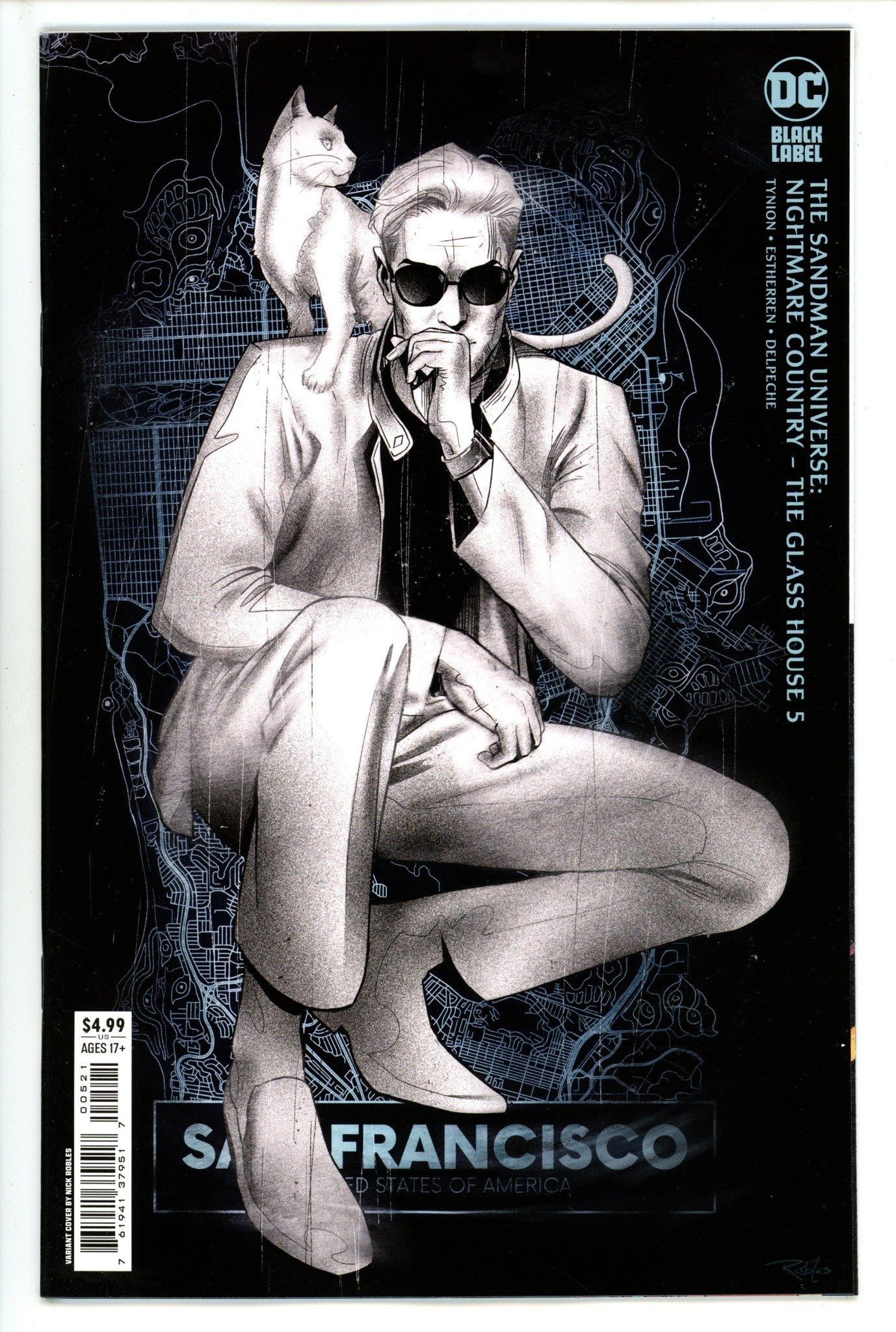 Sandman Universe Nightmare Country The Glass House 5 Robles Variant (2023)