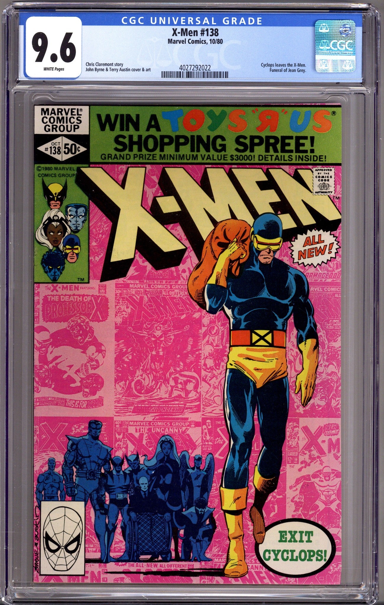 The X-Men Vol 1 138 CGC 9.6 (NM+) (1980) 
