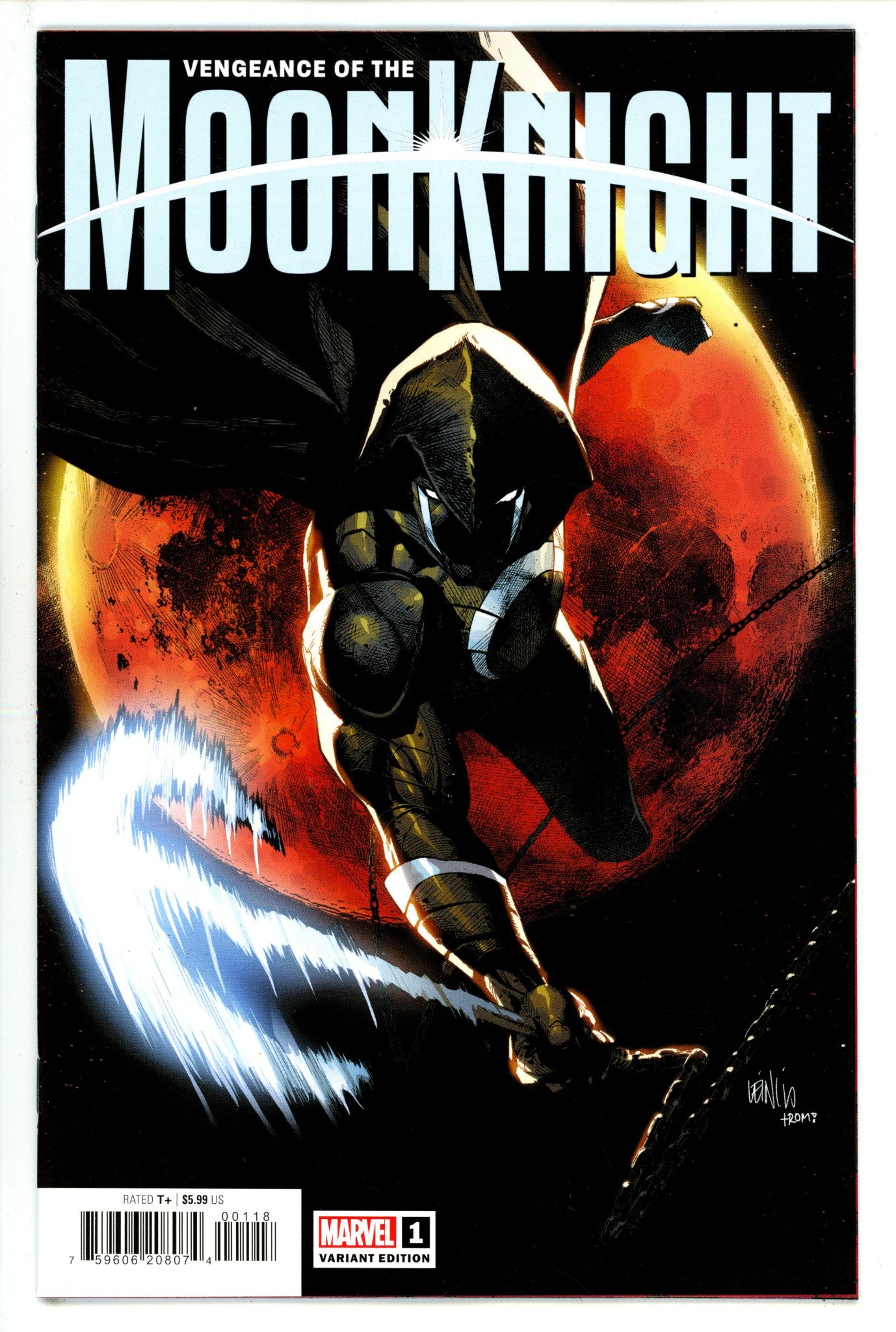 Vengeance Of The Moon Knight 1 Yu Incentive Variant NM (2024)