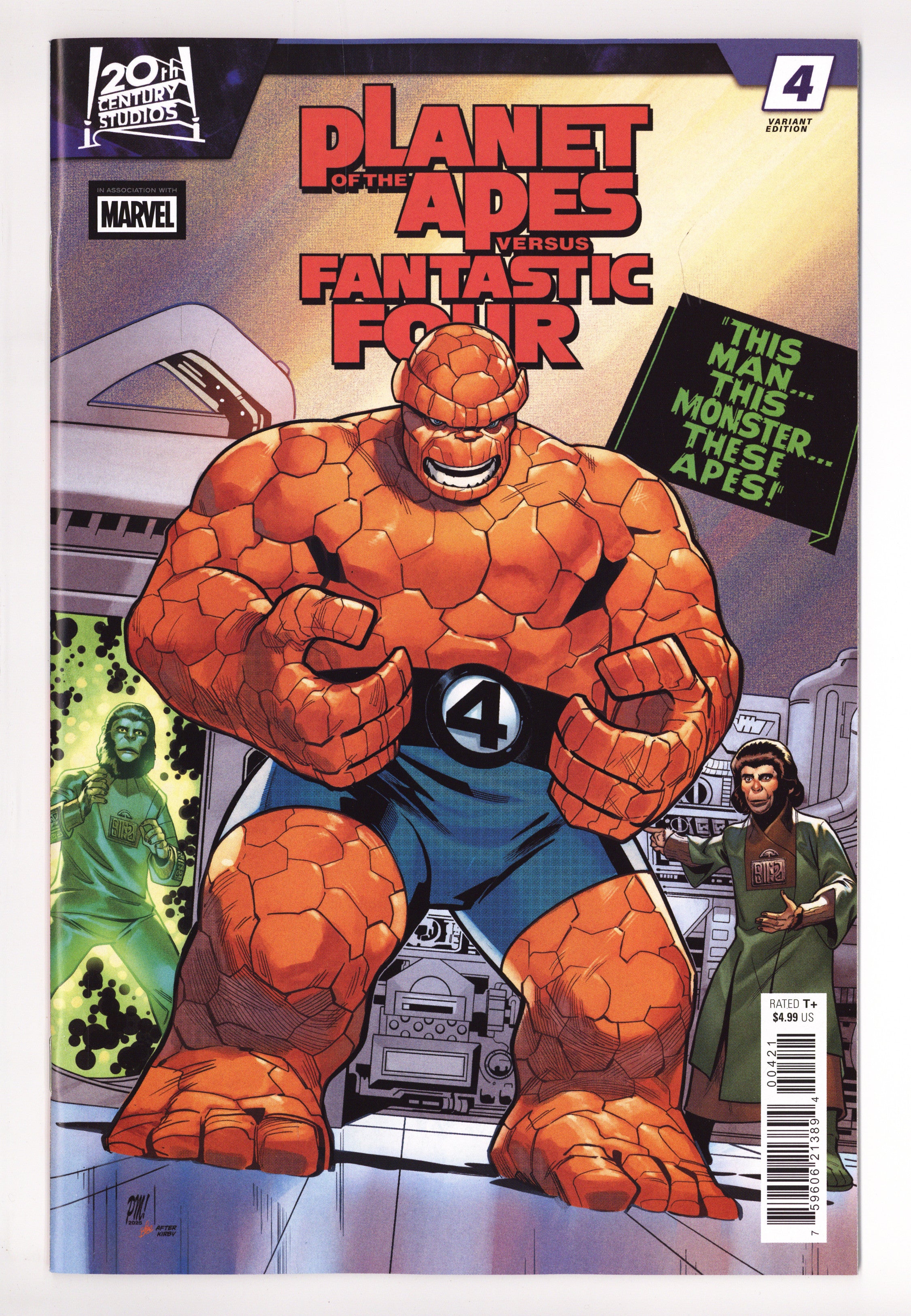 Planet Of The Apes Vs. Fantastic Four 4 Medina Homage Variant (2026)