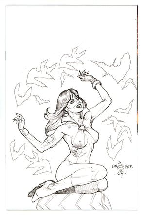 Vampirella Dark Reflections 5 Linsner B&W Virgin Incentive Variant (2024)