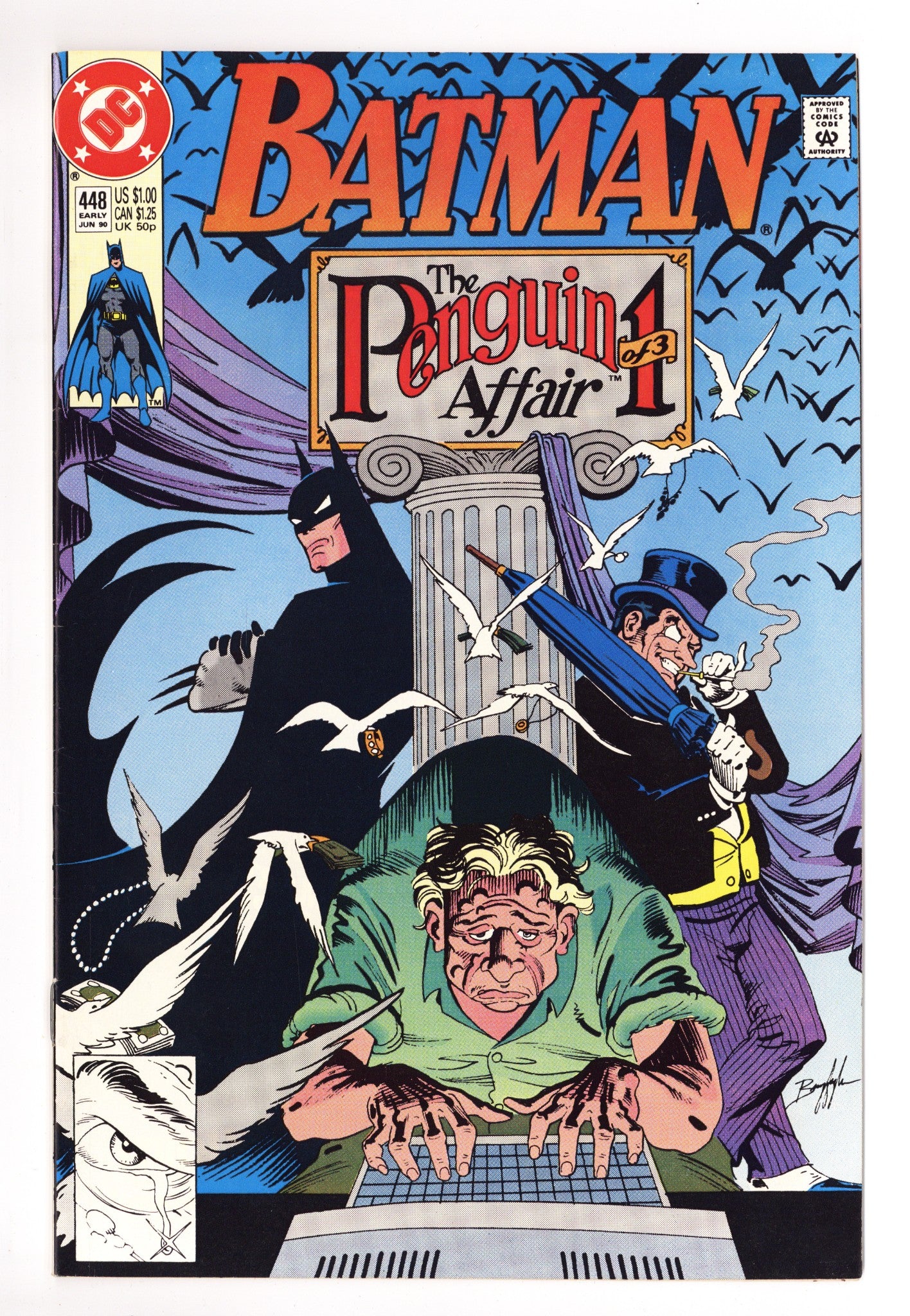 Batman Vol 1 448 Mid Grade (1990) 