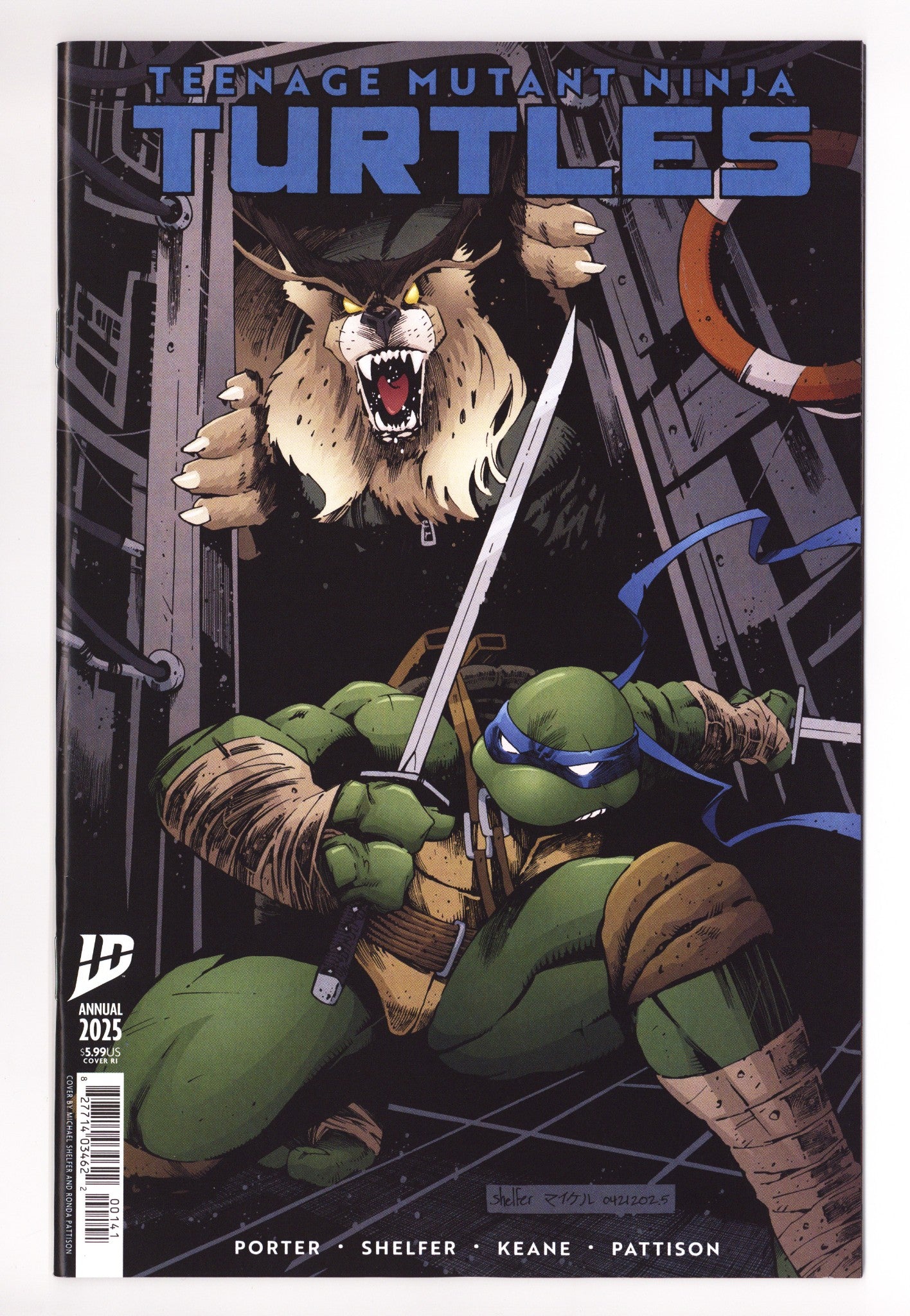 Teenage Mutant Ninja Turtles: Annual Vol 6 1 Shelfer Incentive NM- (2025)