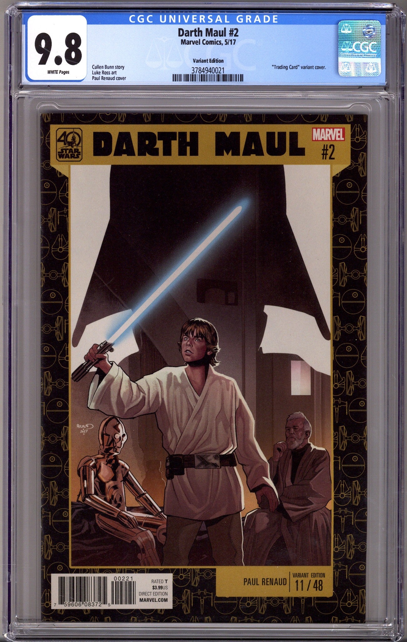 Star Wars: Darth Maul 2 Renaud Variant CGC 9.8 (2017)