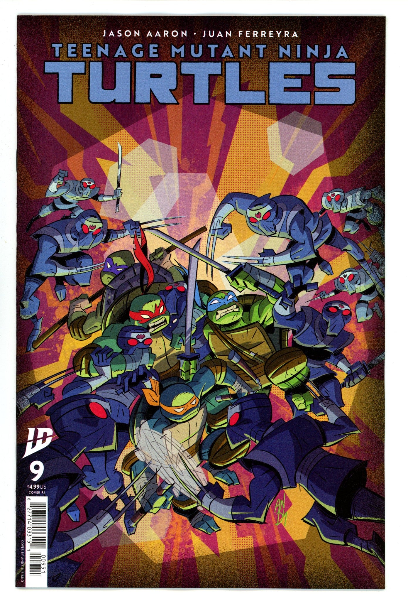 Teenage Mutant Ninja Turtles Vol 6 9 Suriano Incentive Variant NM (2025)