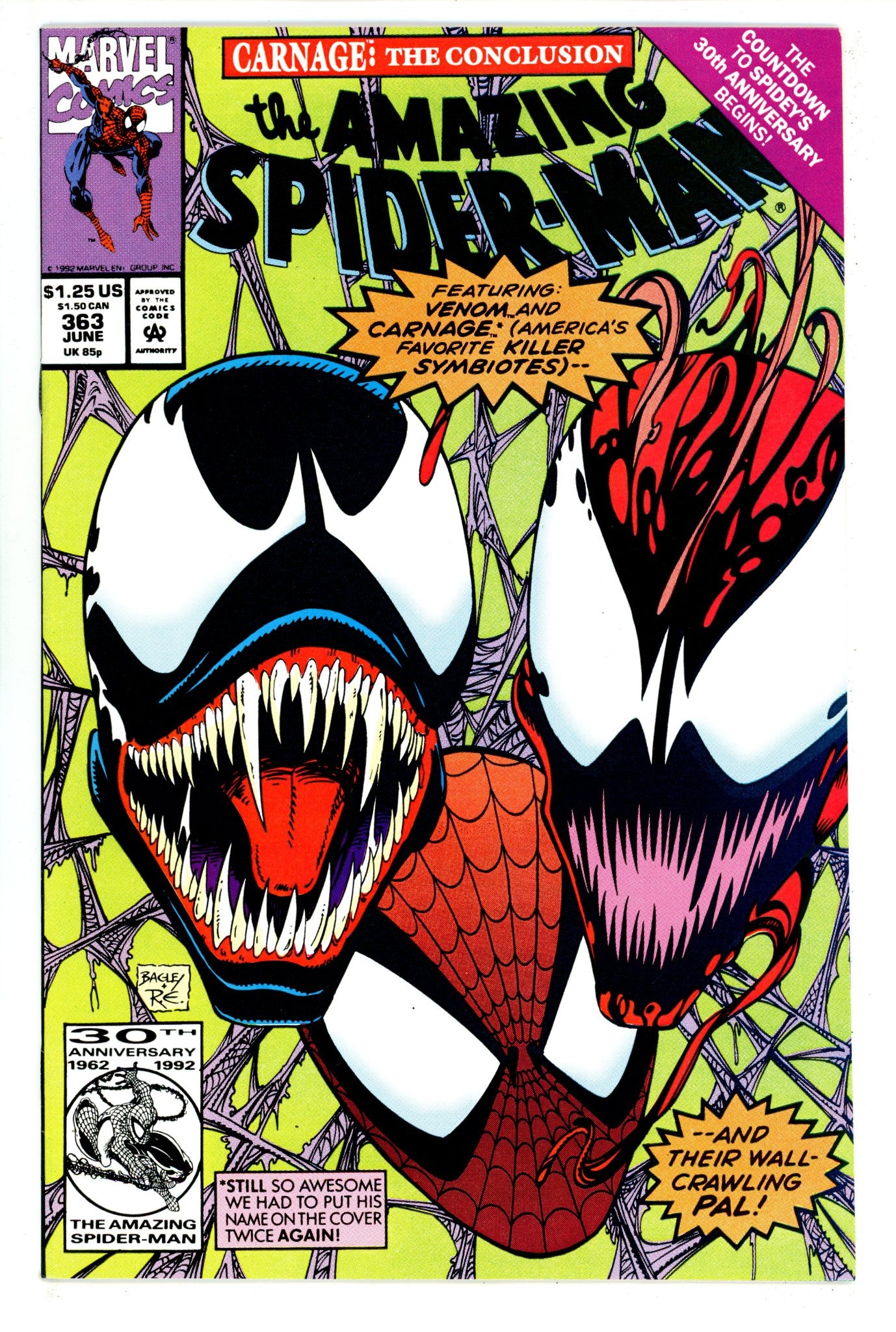The Amazing Spider-Man Vol 1 363 VF (8.0) (1992) 