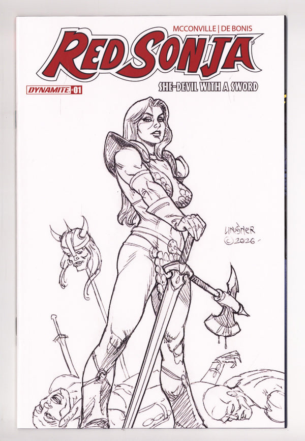 Red Sonja She Devil With A Sword 1 Linsner B&W Virgin Incentive (2026)