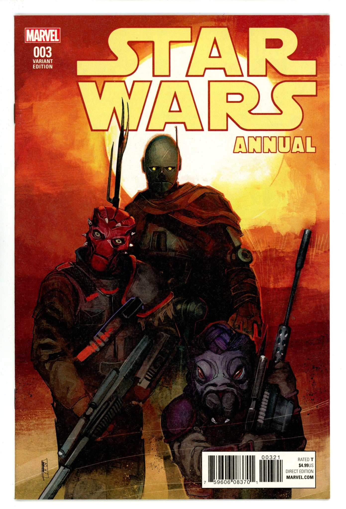Star Wars Annual Vol 2 3 NM- (9.2) (2017) Reis Variant 