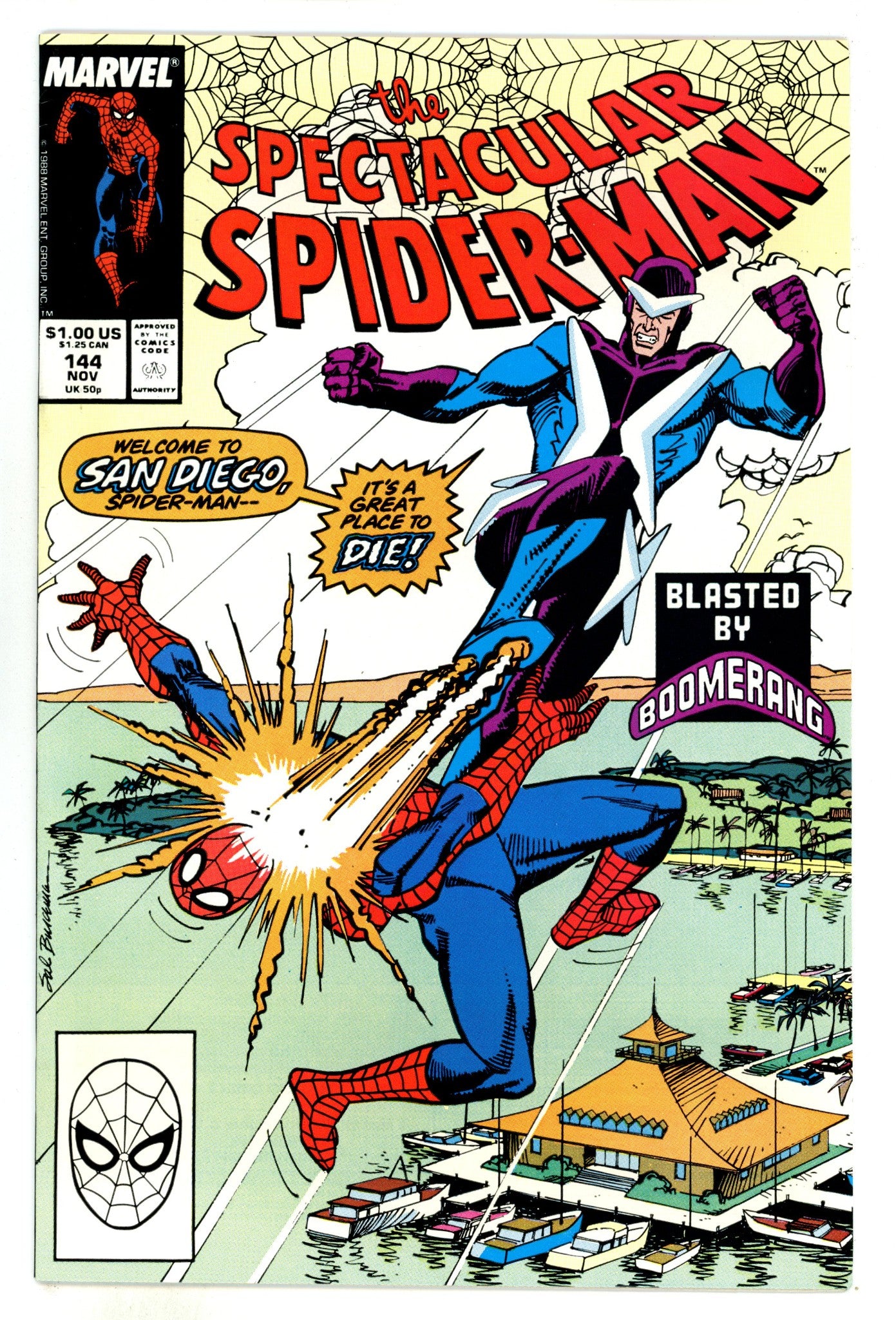 The Spectacular Spider-Man Vol 1 144 Mid Grade (1988) 