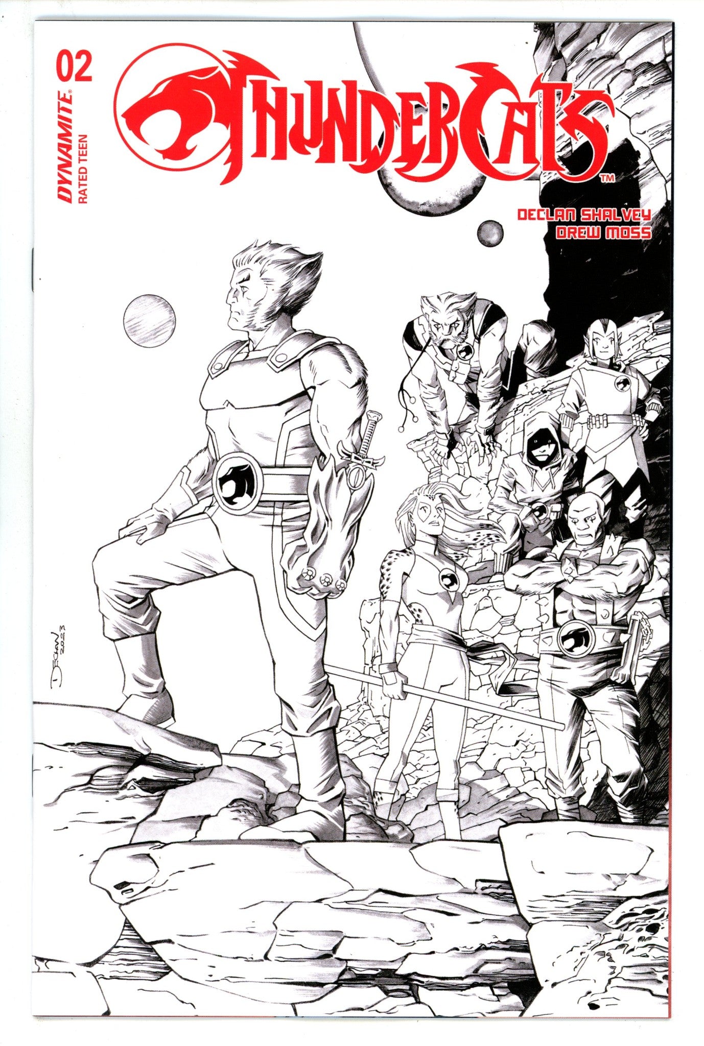 Thundercats 2 Shalvey B&W Incentive Variant (2024)