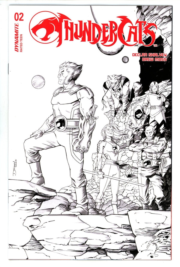 Thundercats 2 Shalvey B&W Incentive Variant (2024)