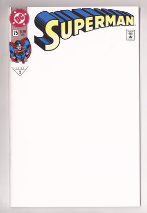 Superman Vol 2 75   Facsimile Blank Variant   (2026)