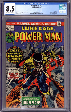 Power Man 17 CGC 8.5 (VF+) (1974)