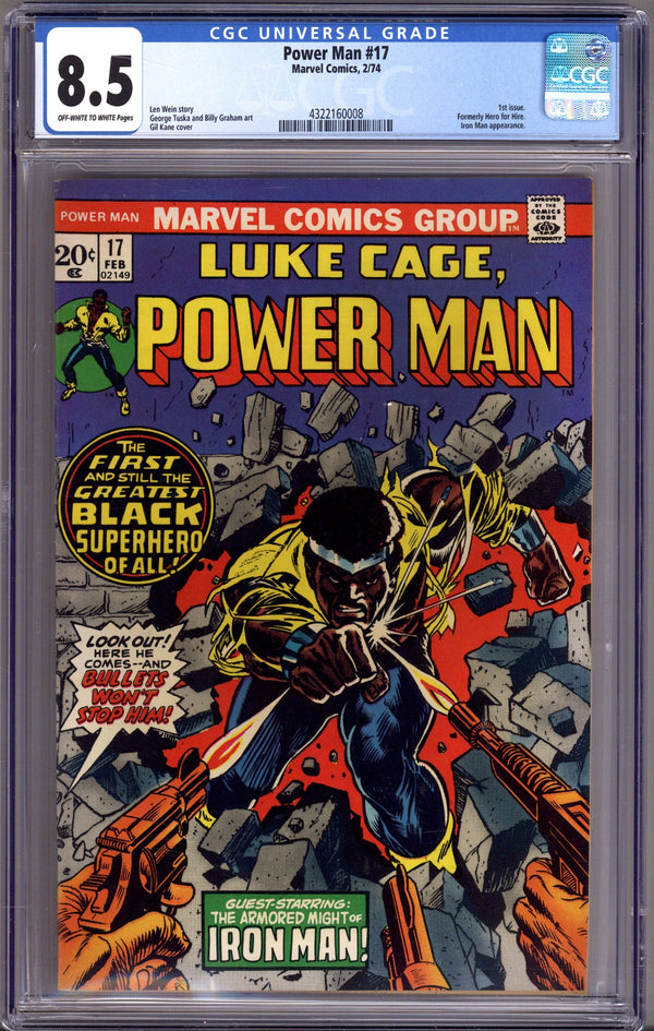 Power Man 17 CGC 8.5 (VF+) (1974)