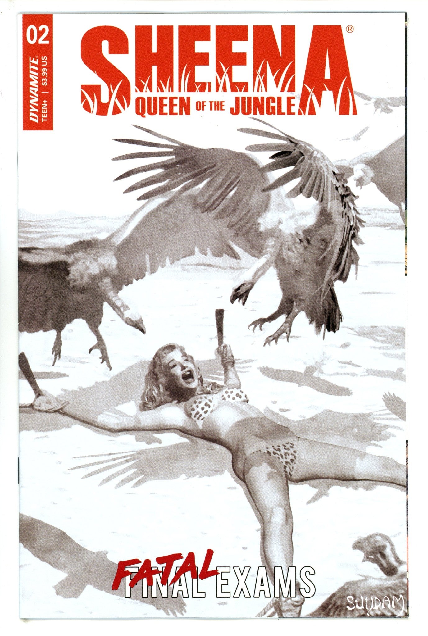 Sheena Queen Of Jungle 2 Suydam B&W Incentive Variant (2023)