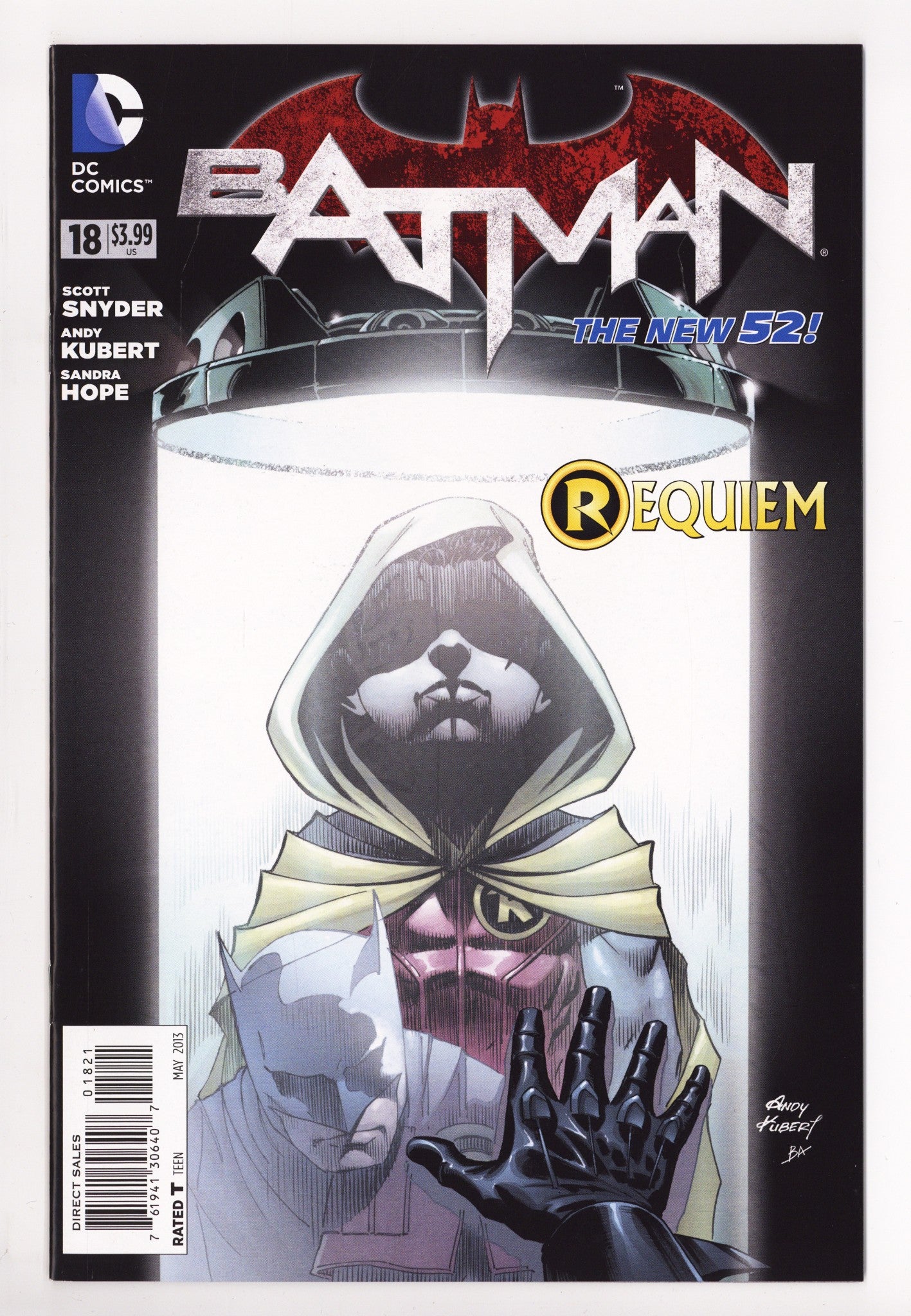Batman Vol 2 18 NM- (9.2) (2013) Kubert Incentive Variant 