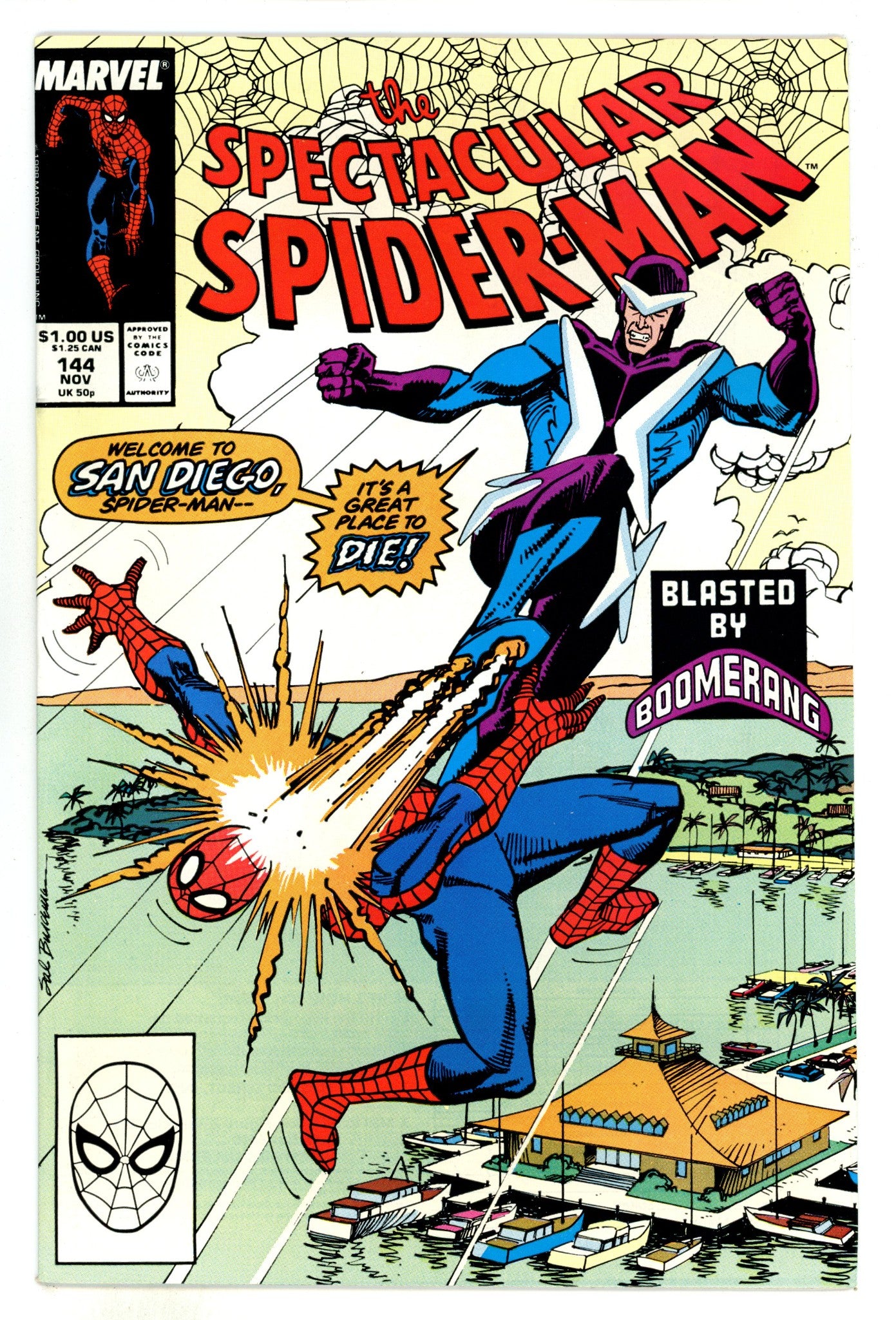 The Spectacular Spider-Man Vol 1 144 High Grade (1988) 