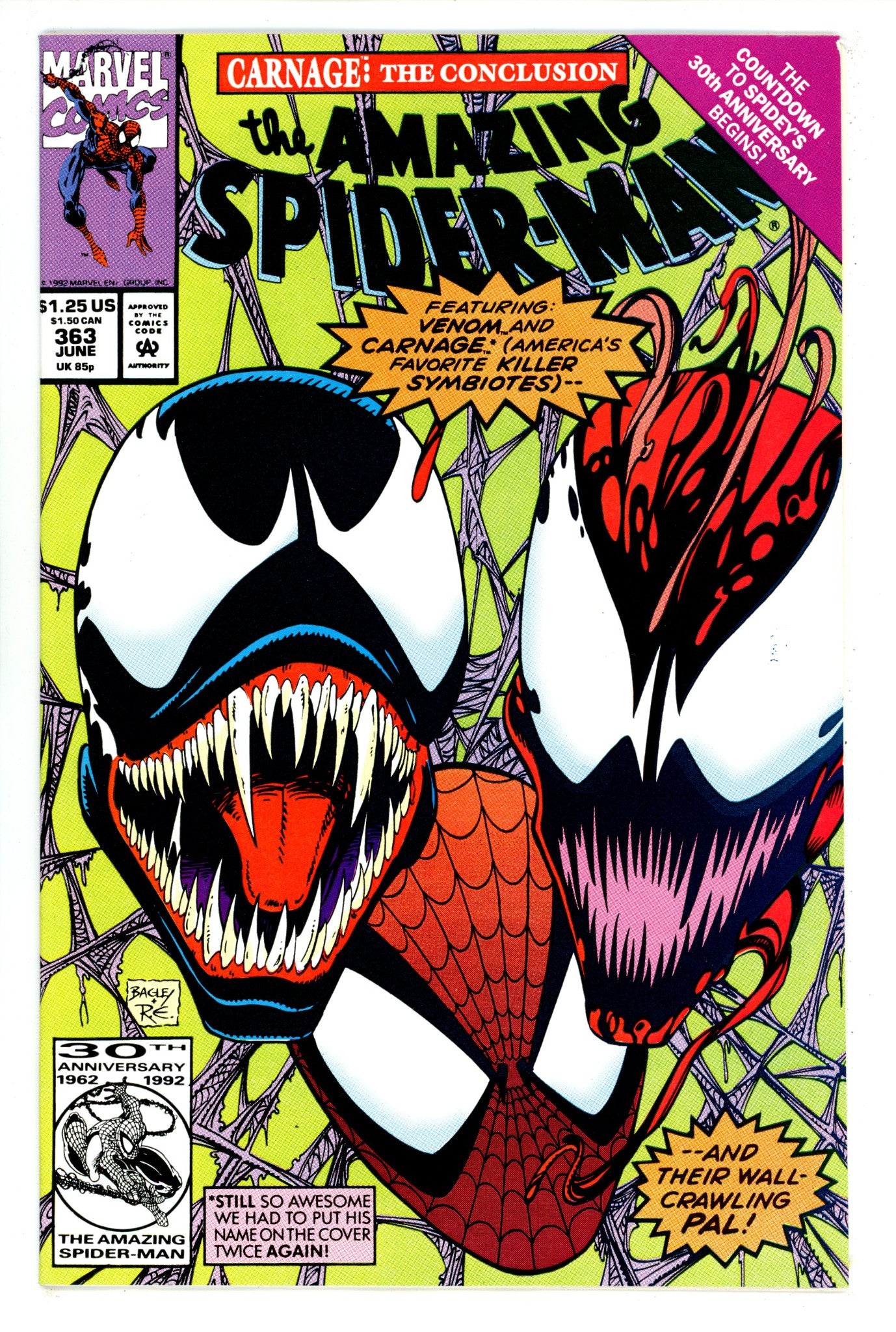 The Amazing Spider-Man Vol 1 363 VF/NM (9.0) (1992) 