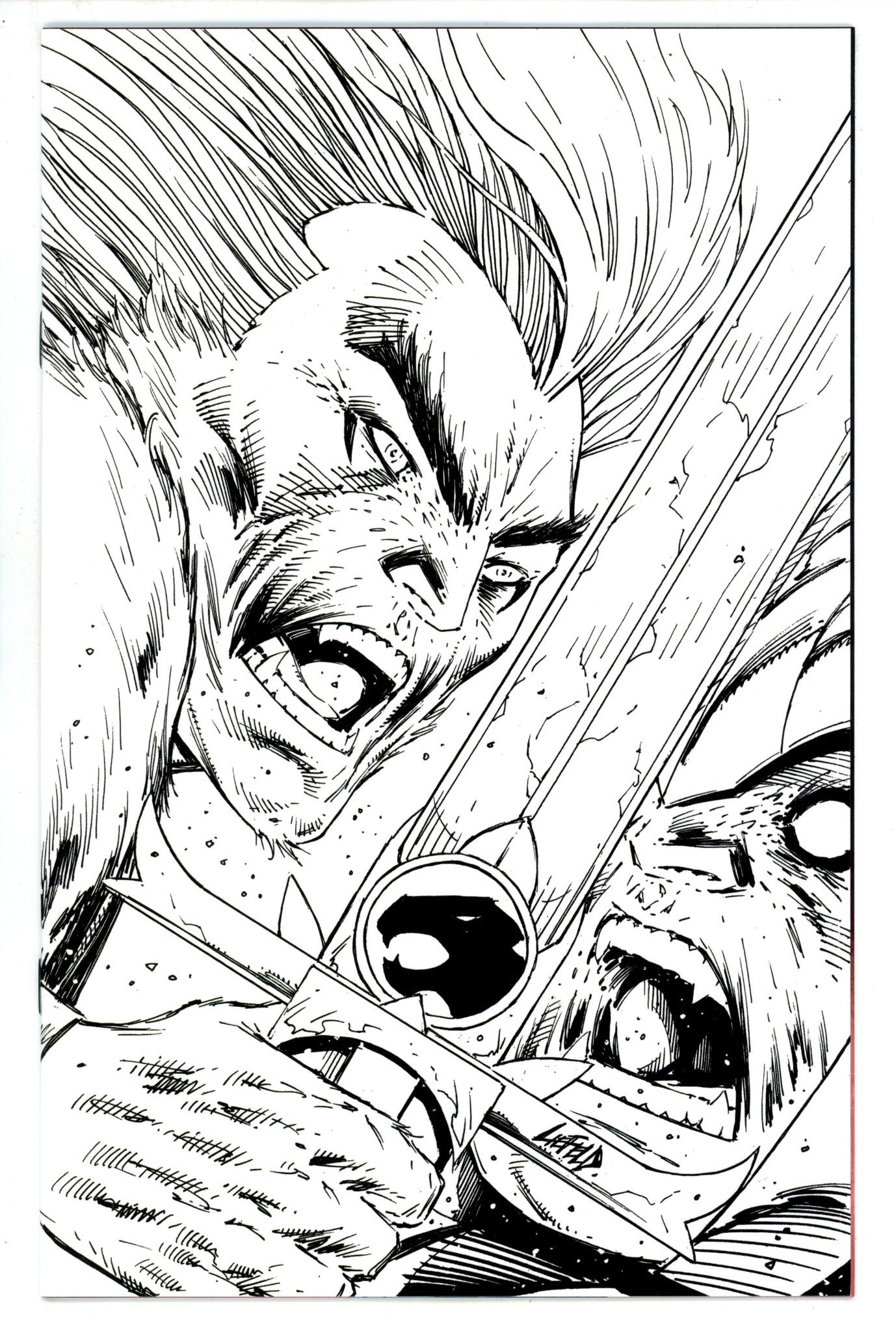 Thundercats 2 Liefeld B&W Virgin Incentive Variant (2024)
