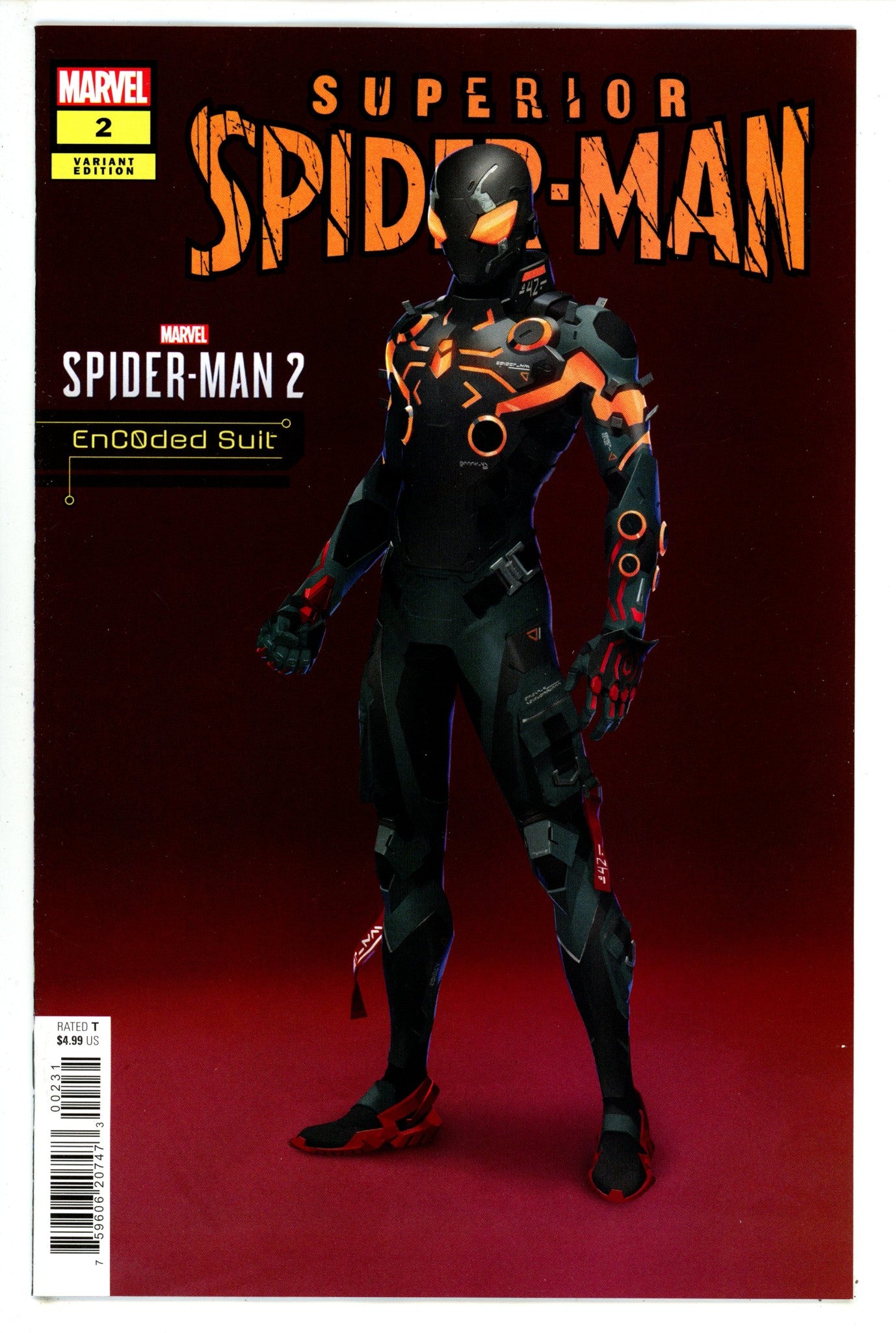 Superior Spider-Man Vol 3 2 Encoded Suit Video Game Variant (2023)