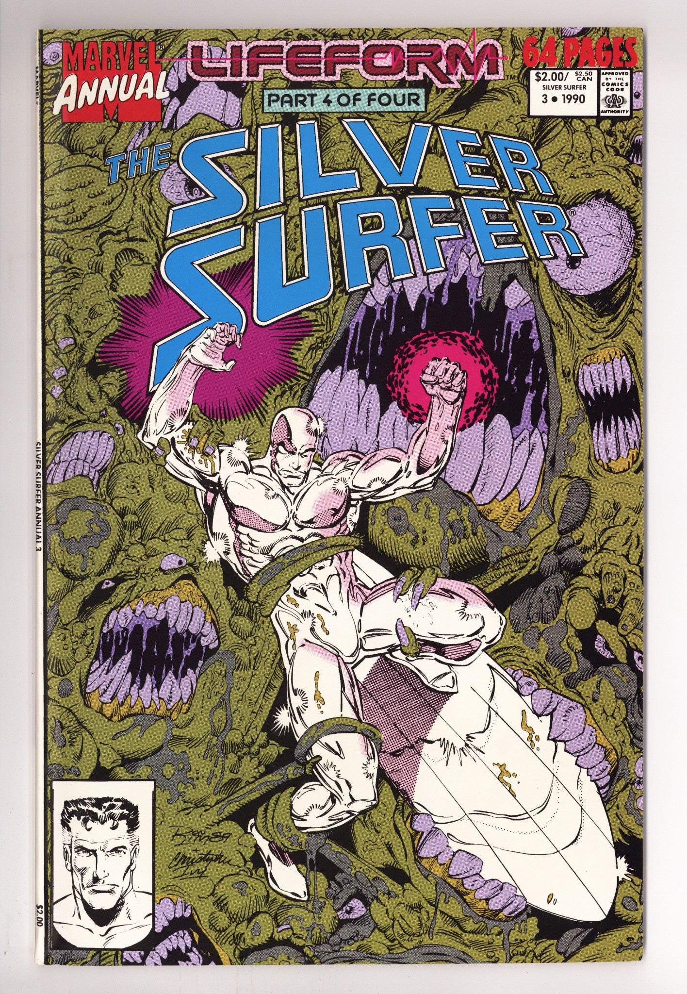 Silver Surfer Annual Vol 3 3 High Grade (1990) 