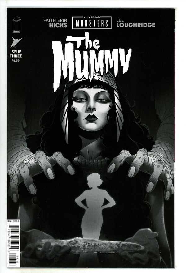 Universal Monsters The Mummy 3 Boo B&W Incentive Variant NM (2025)