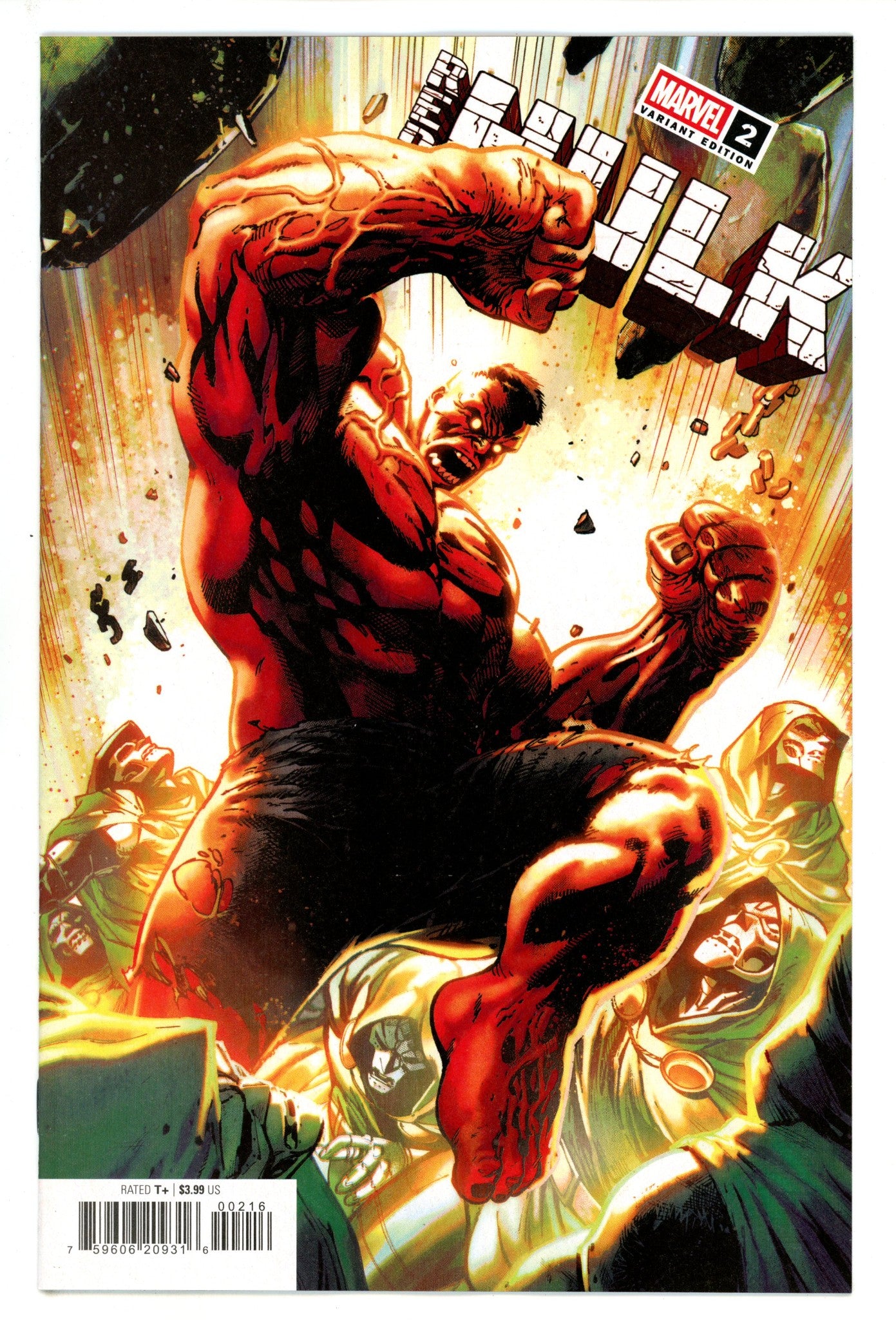 Red Hulk 2 Daniel Incentive Variant NM (2025)