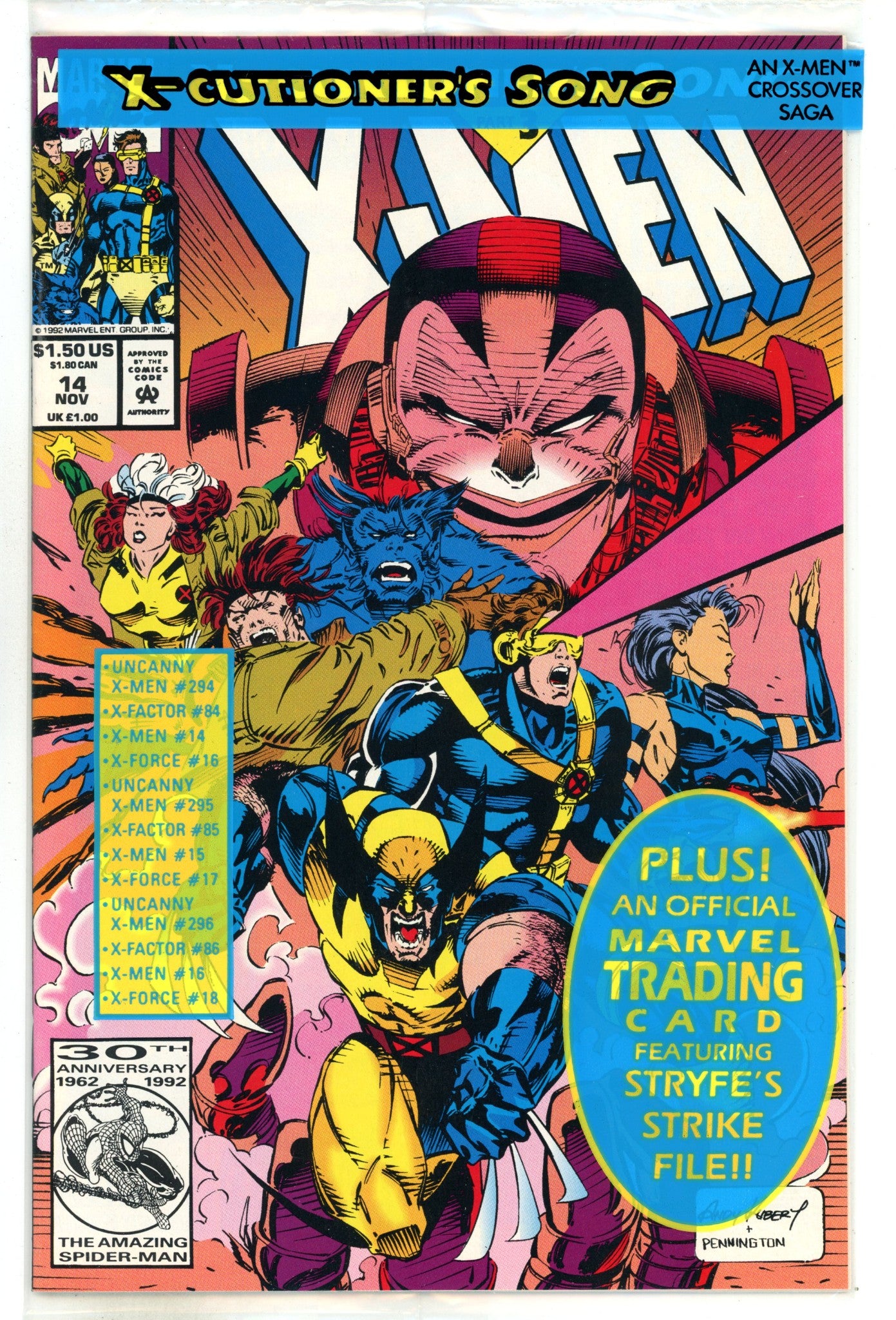 X-Men Vol 1 14 New, Sealed (1992) 