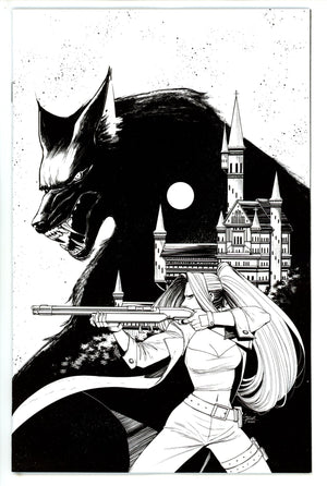 Werewolf By Night Vol 4 1 Howell B&W Incentive Variant NM- (2023)