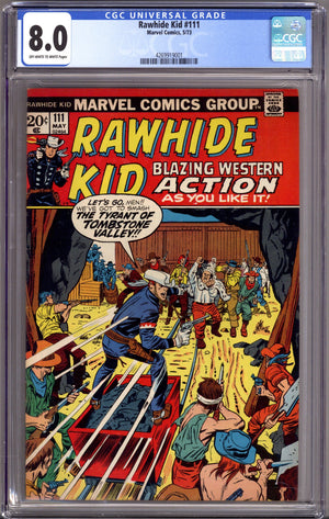 The Rawhide Kid Vol 1 111 CGC 8.0 (VF) (1973)