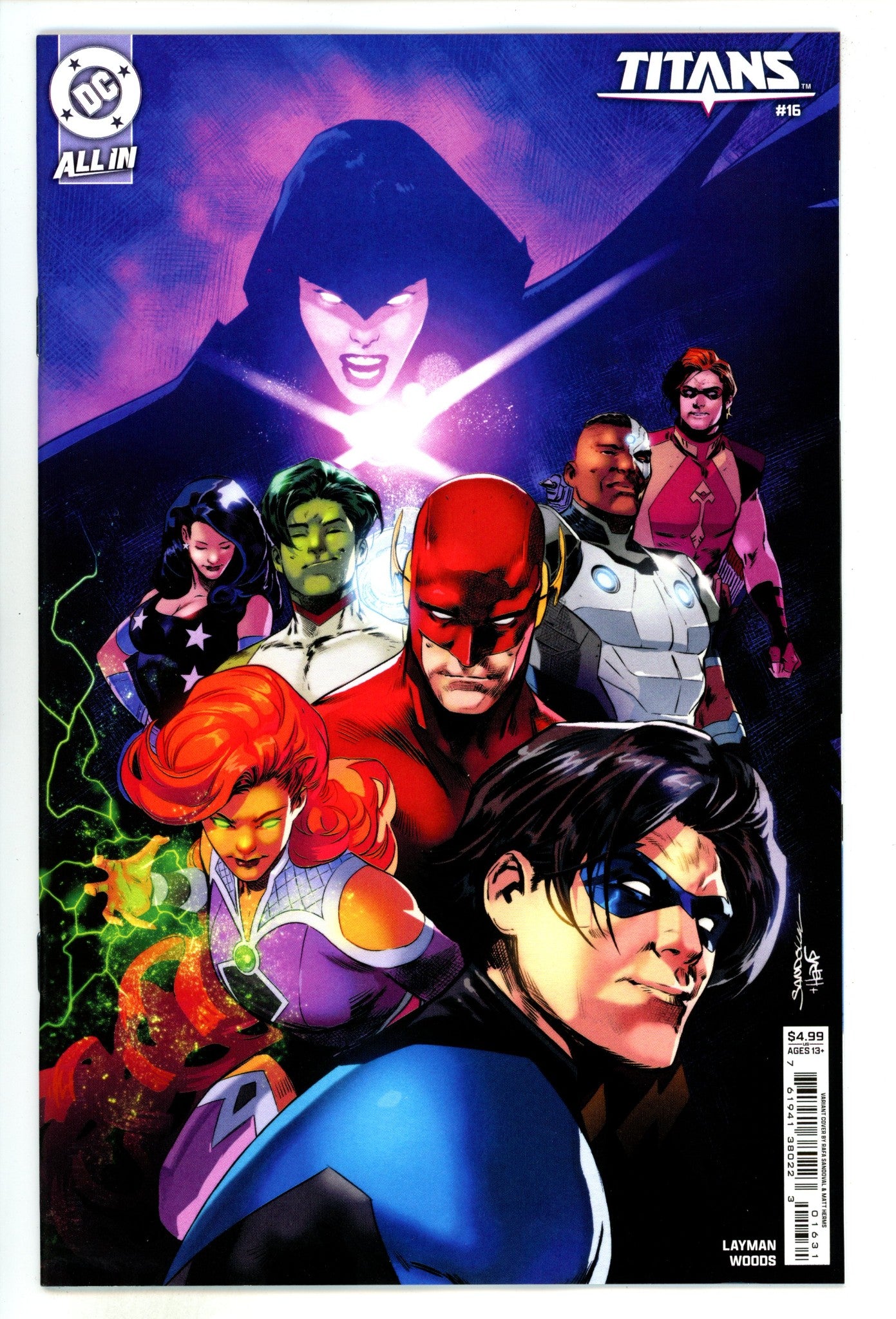 Titans Vol 4 16 Sandoval Variant (2024)